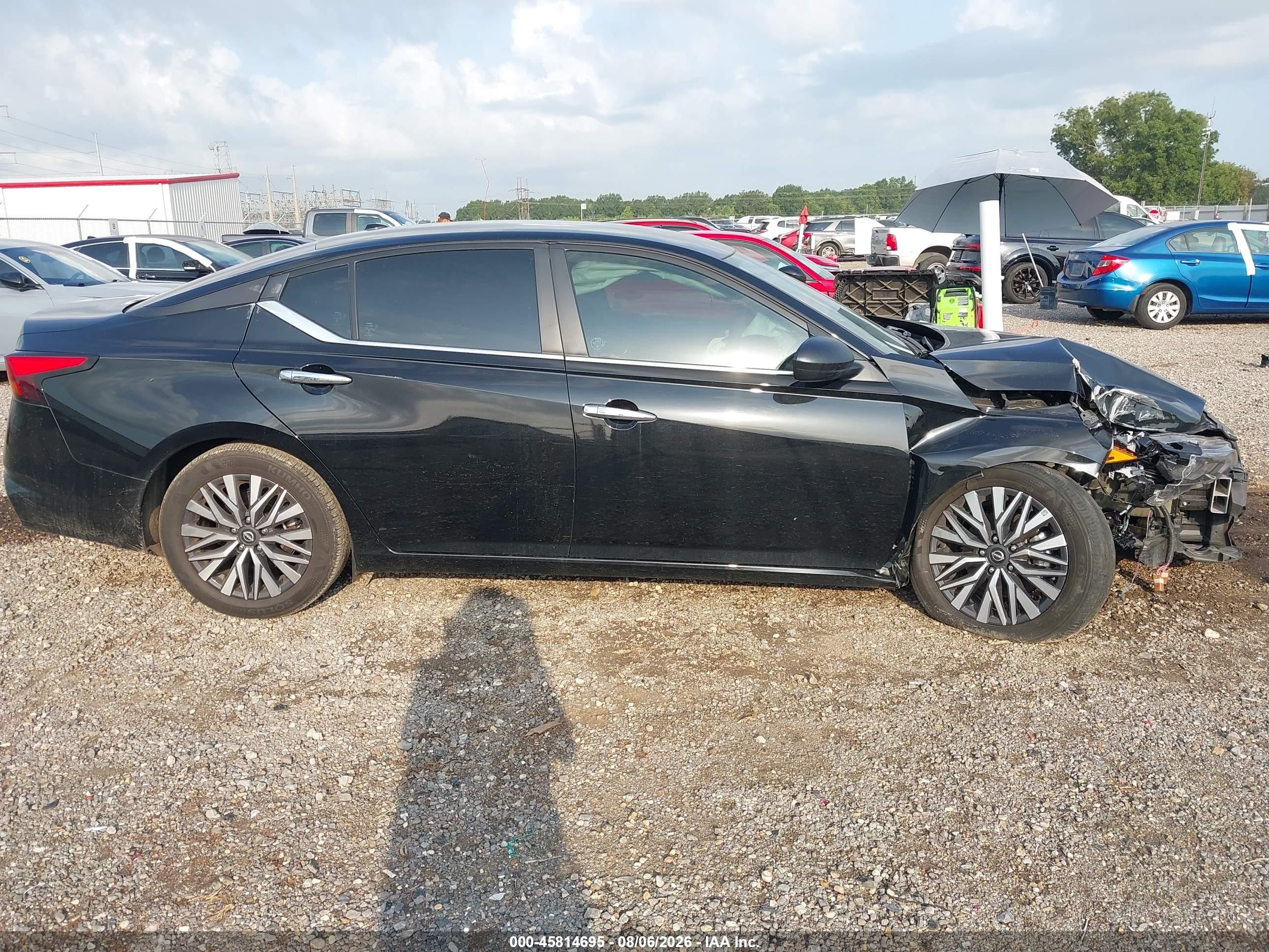 2025 Nissan Altima Sv Fwd Black vin: 1N4BL4DV4SN384969