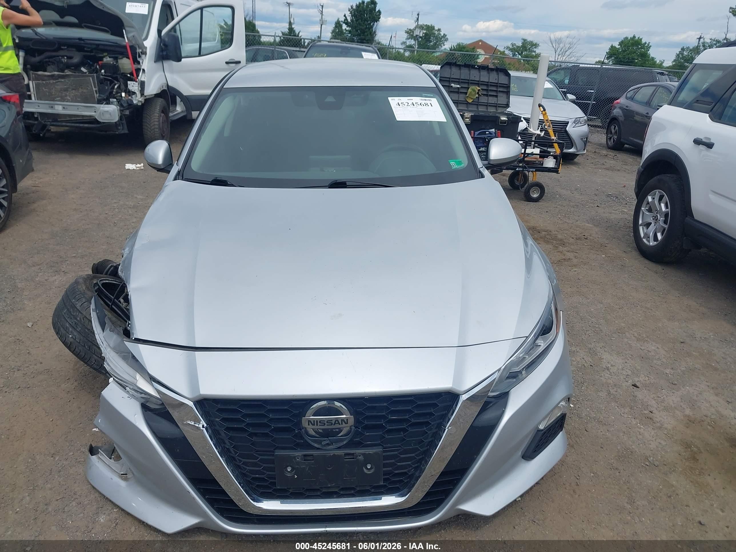 2021 Nissan Altima Sv Fwd Silver vin: 1N4BL4DV5MN415438