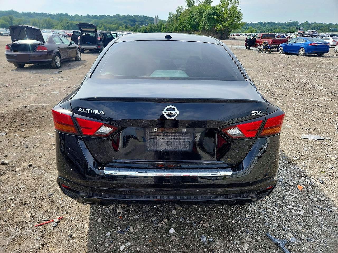 2022 Nissan Altima Sv Черный vin: 1N4BL4DV5NN352147