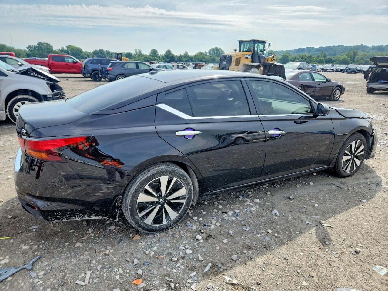 2022 Nissan Altima Sv Черный vin: 1N4BL4DV5NN352147