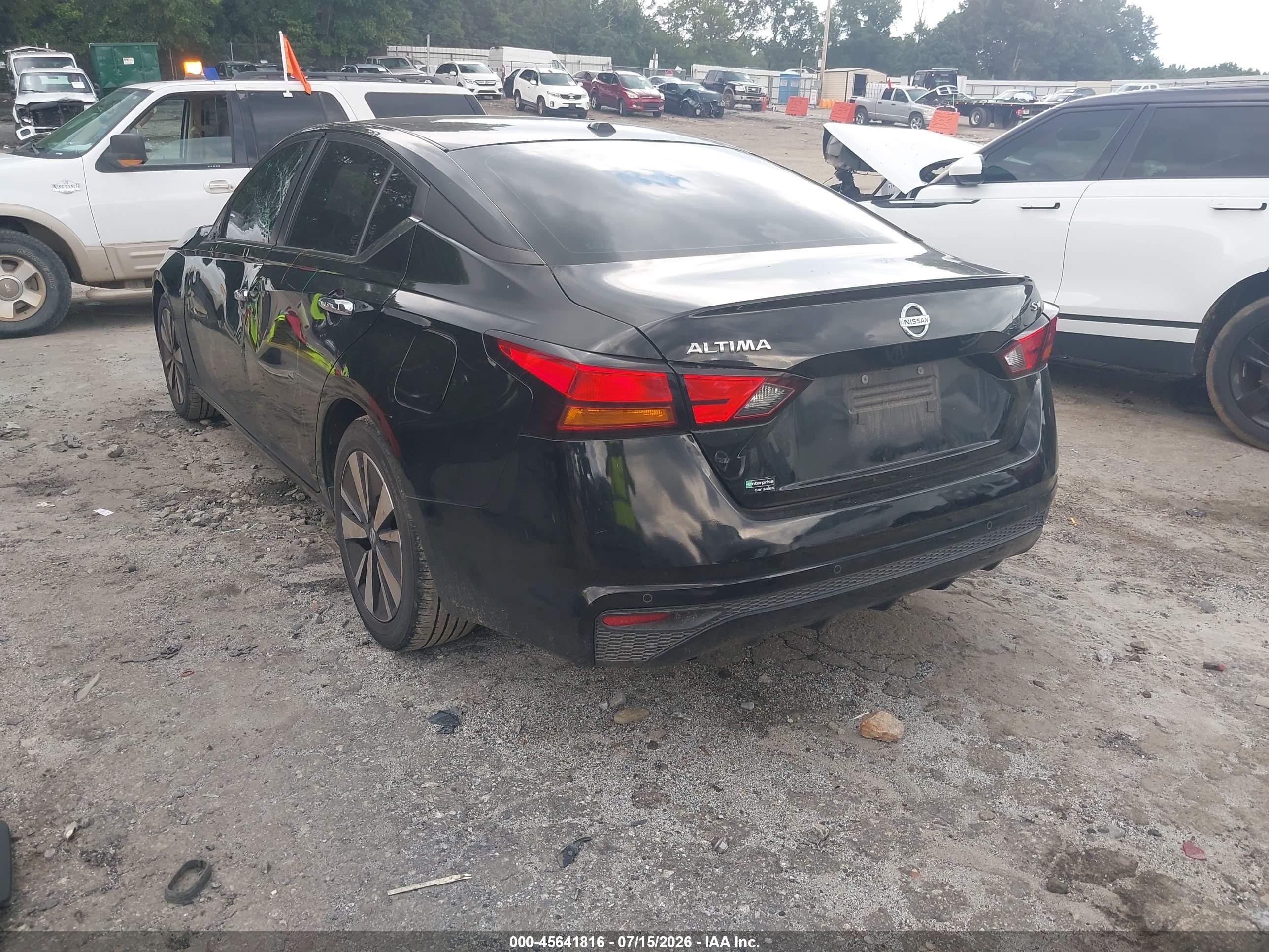 2022 Nissan Altima Sv Fwd Black vin: 1N4BL4DV5NN379879