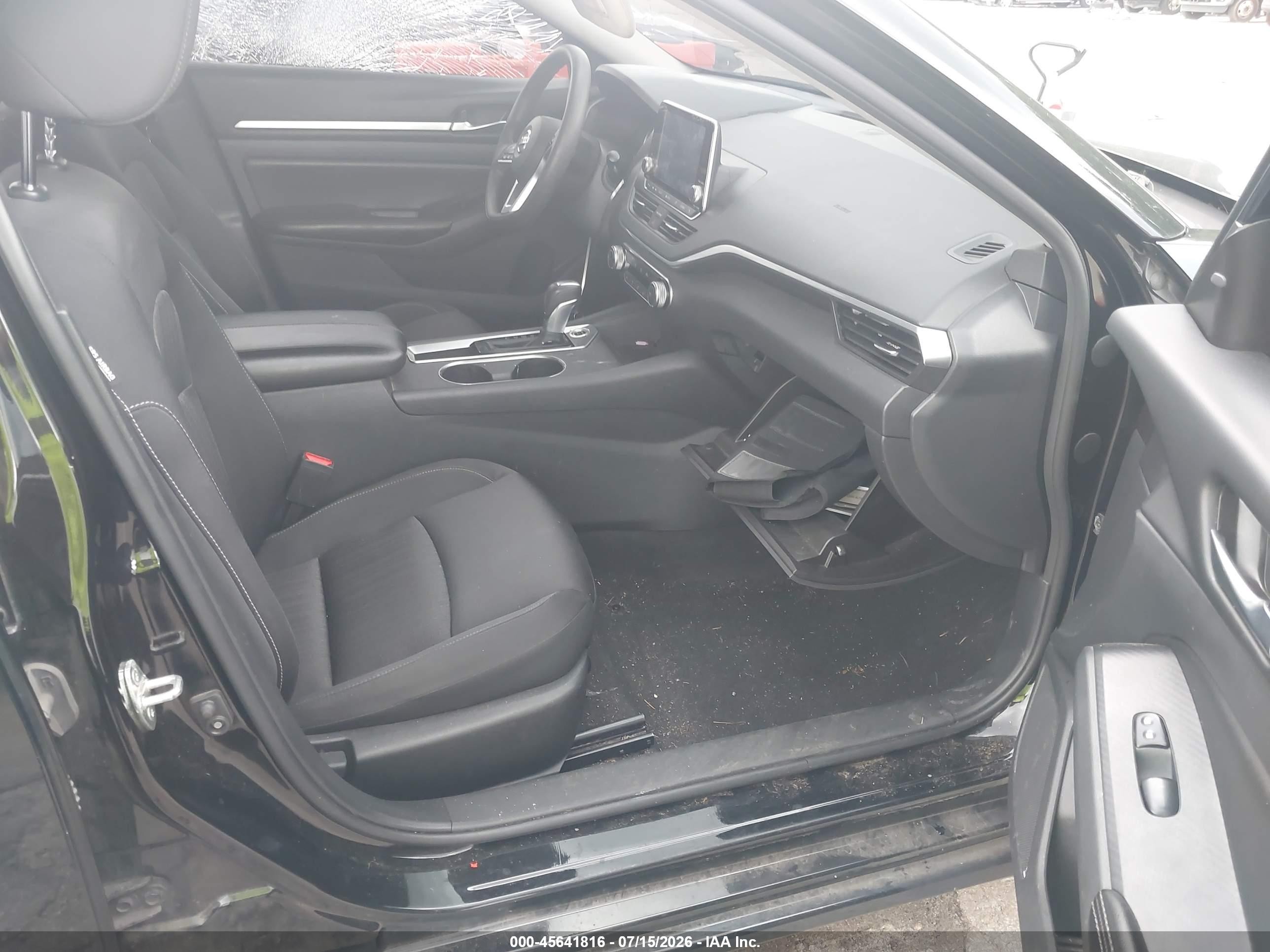 2022 Nissan Altima Sv Fwd Black vin: 1N4BL4DV5NN379879