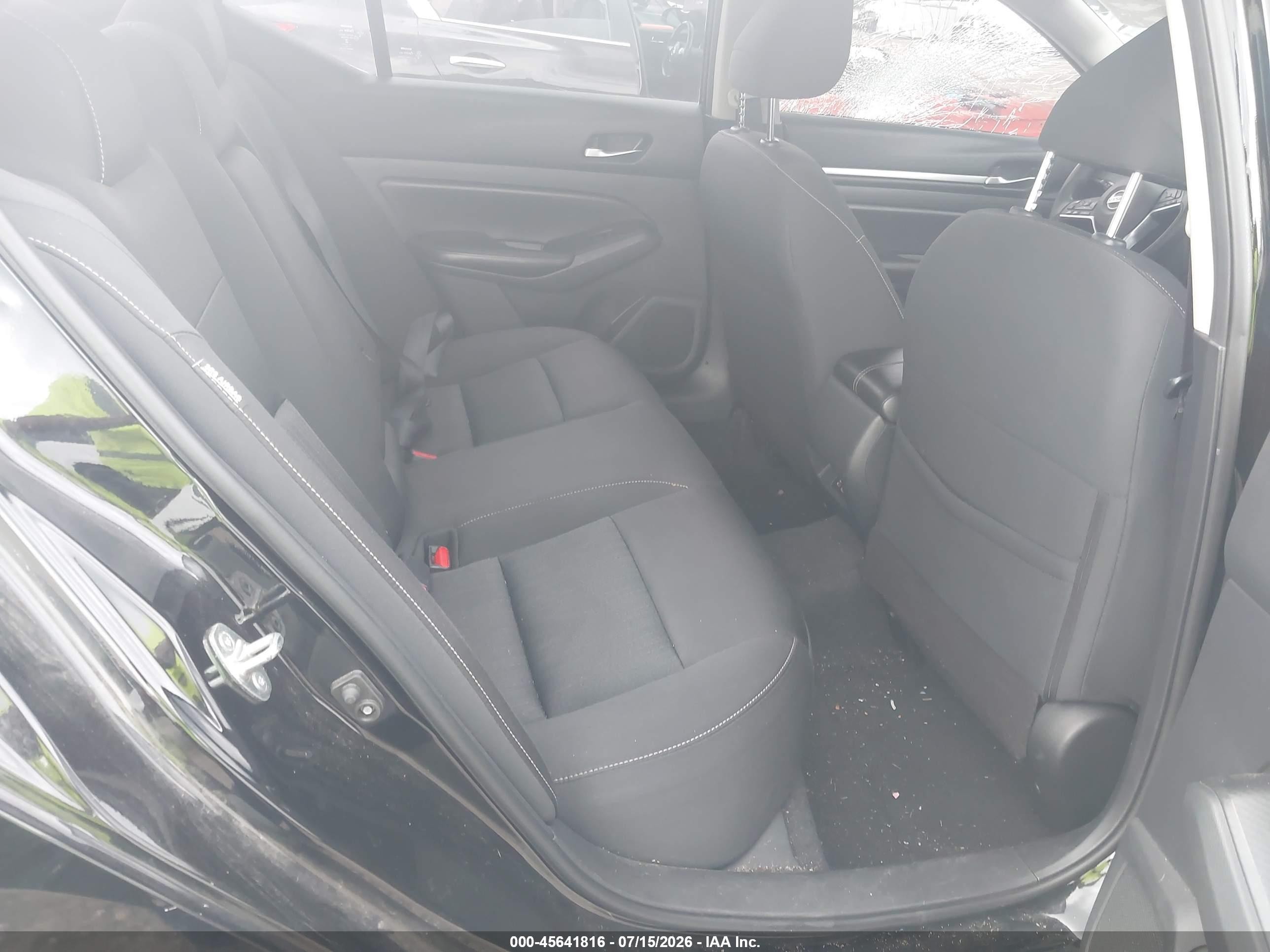 2022 Nissan Altima Sv Fwd Black vin: 1N4BL4DV5NN379879