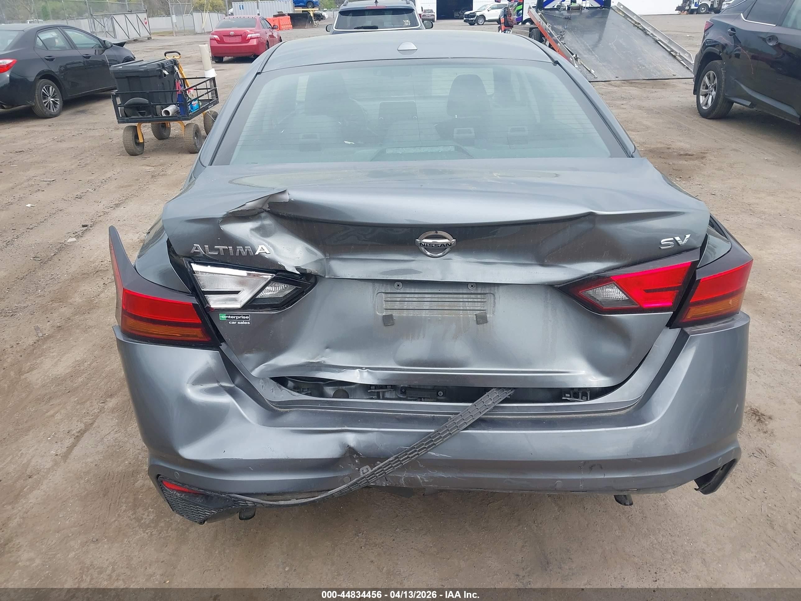 2022 Nissan Altima Sv Fwd Серый vin: 1N4BL4DV5NN404697