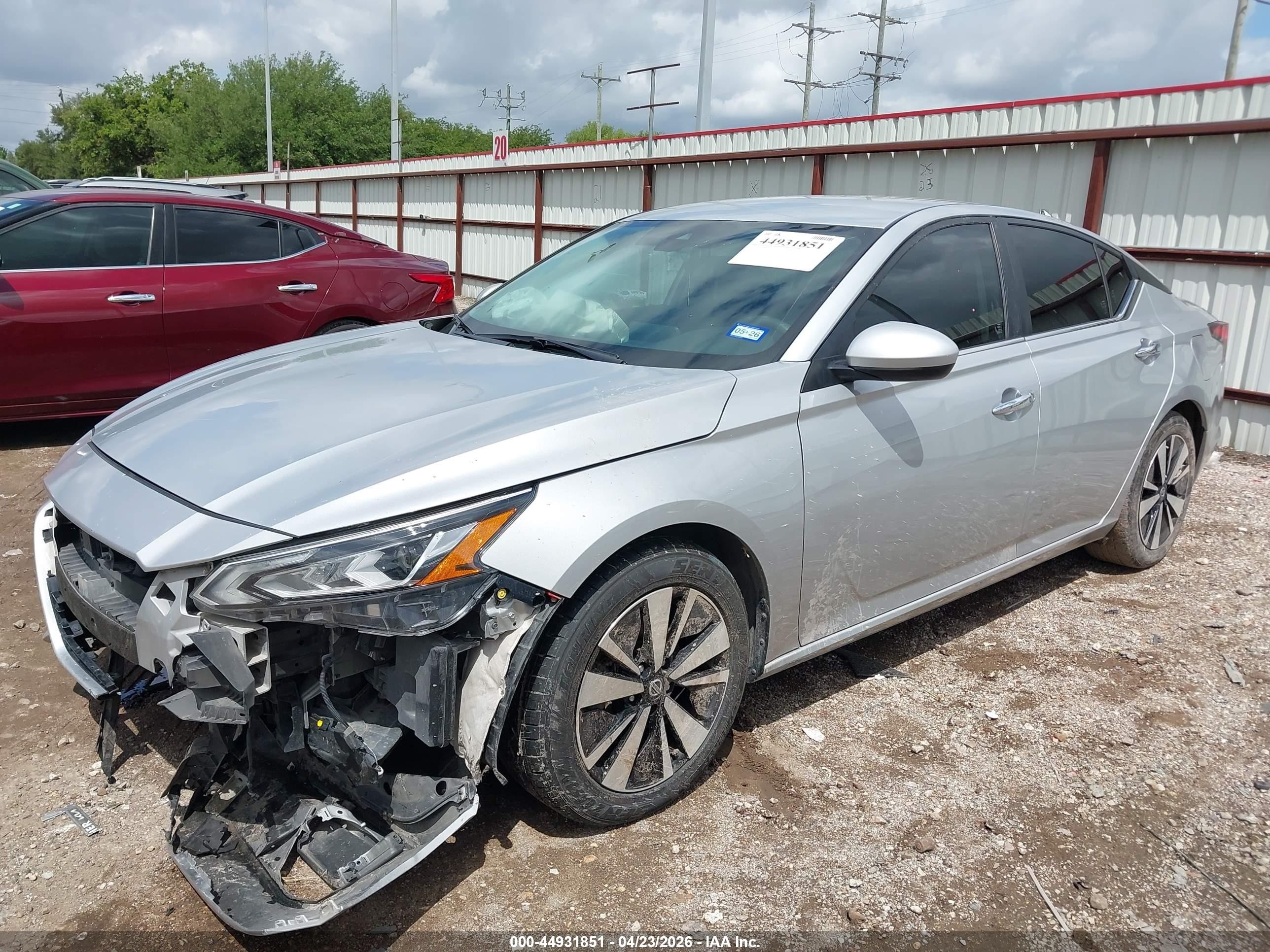 2021 Nissan Altima Sv Fwd Серебряный vin: 1N4BL4DV6MN315896