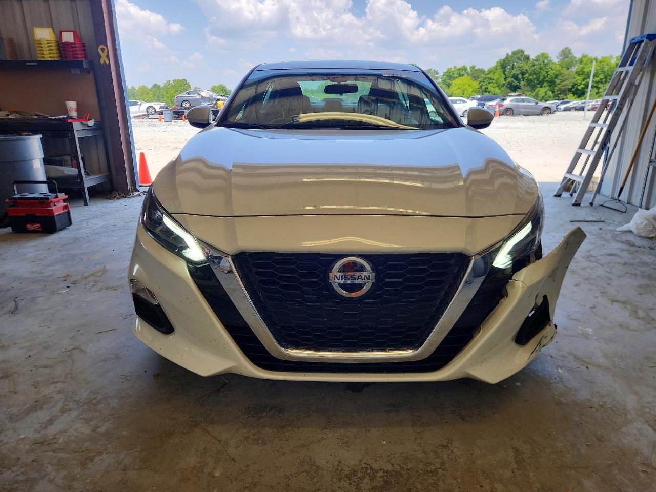 2021 Nissan Altima Sv Белый vin: 1N4BL4DV6MN330866