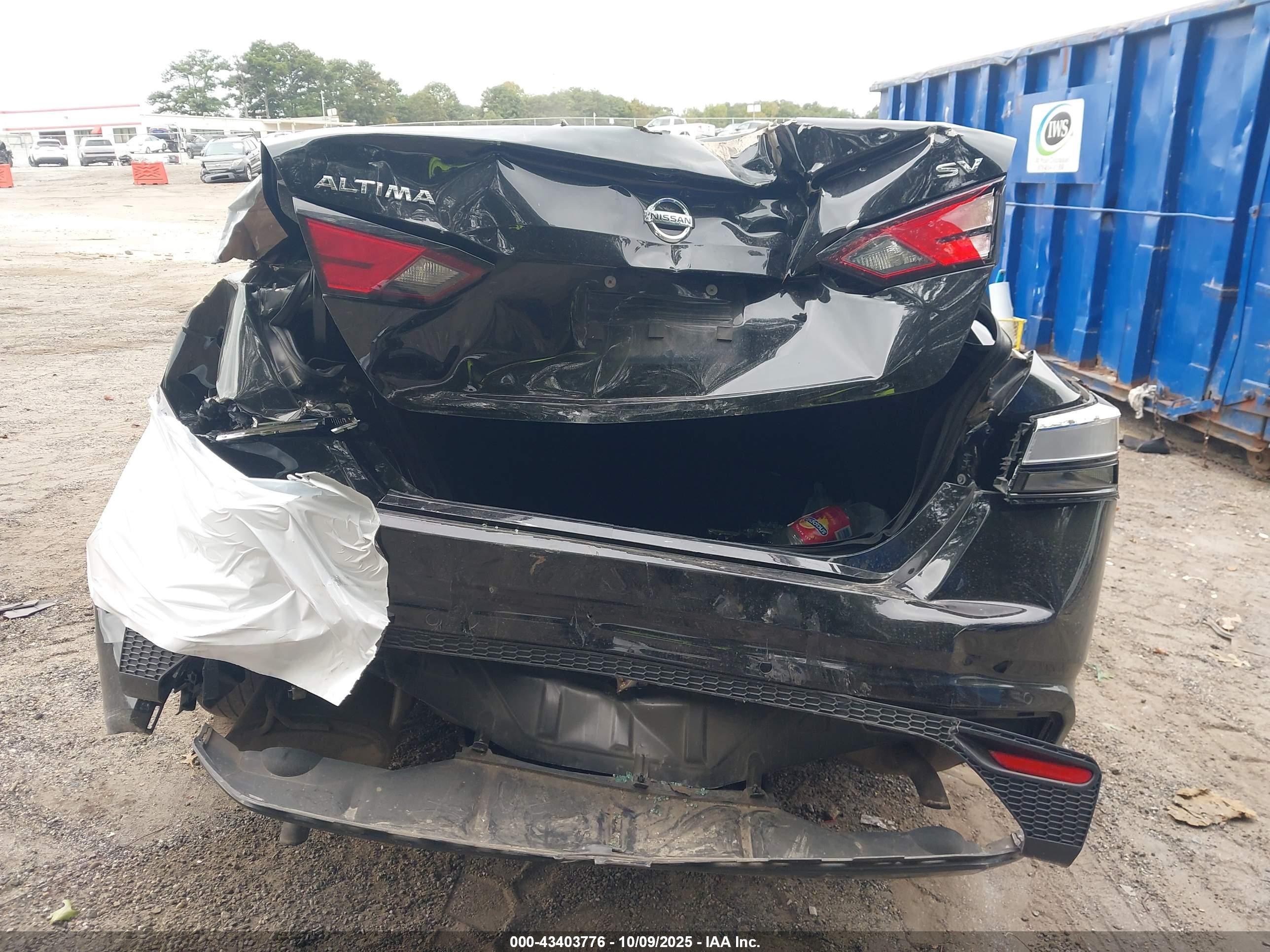 2022 Nissan Altima Sv Fwd Black vin: 1N4BL4DV6NN361794