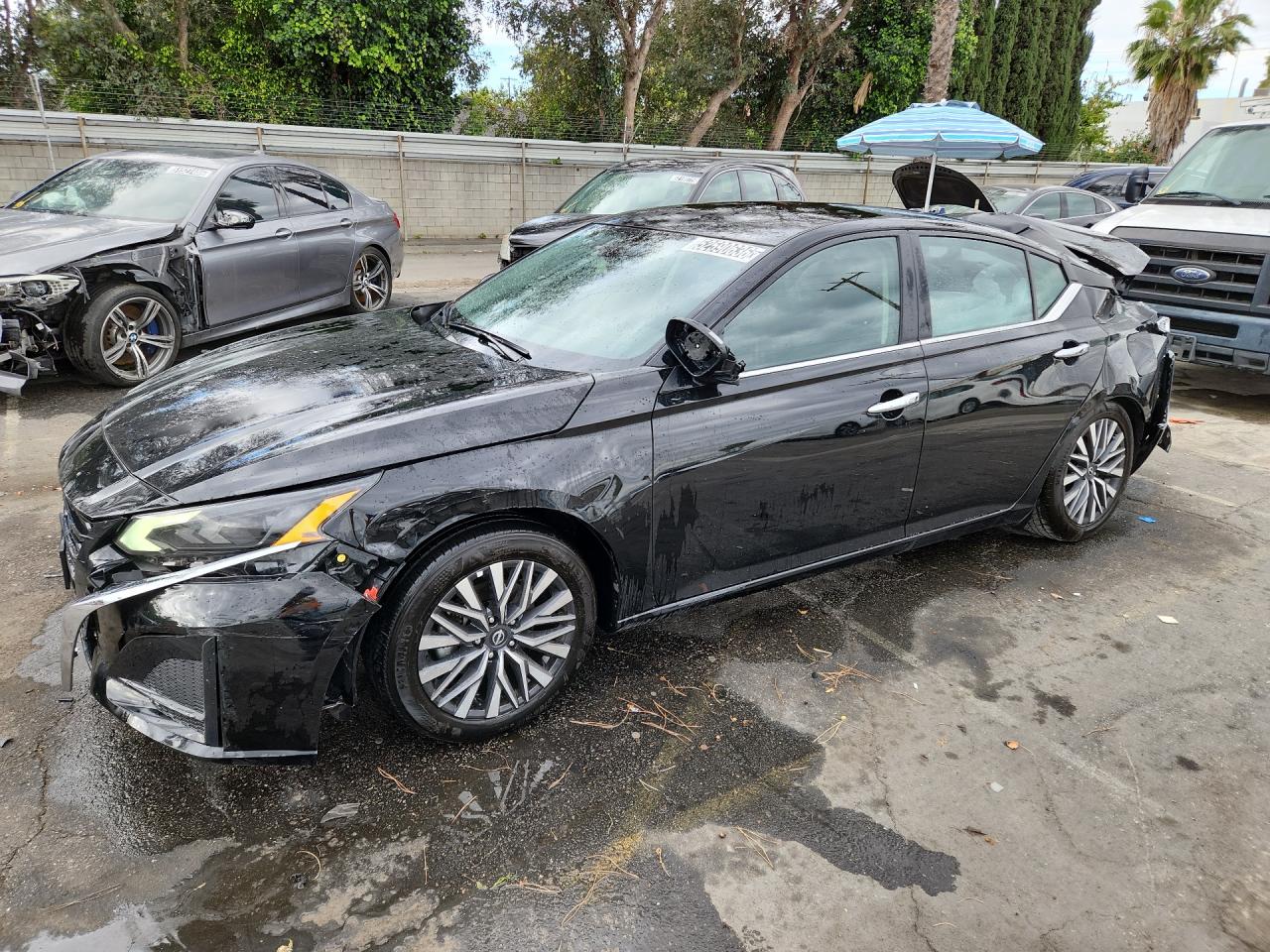 2025 Nissan Altima Sv Black vin: 1N4BL4DV6SN352069 Damage: Left Front Fender, Severe Damage, Replacement Required