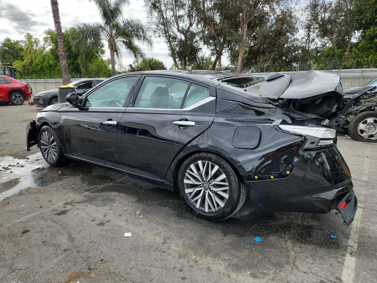 2025 Nissan Altima Sv Black vin: 1N4BL4DV6SN352069 Damage: Left Qtr Panel, Severe Damage, Replacement Required
