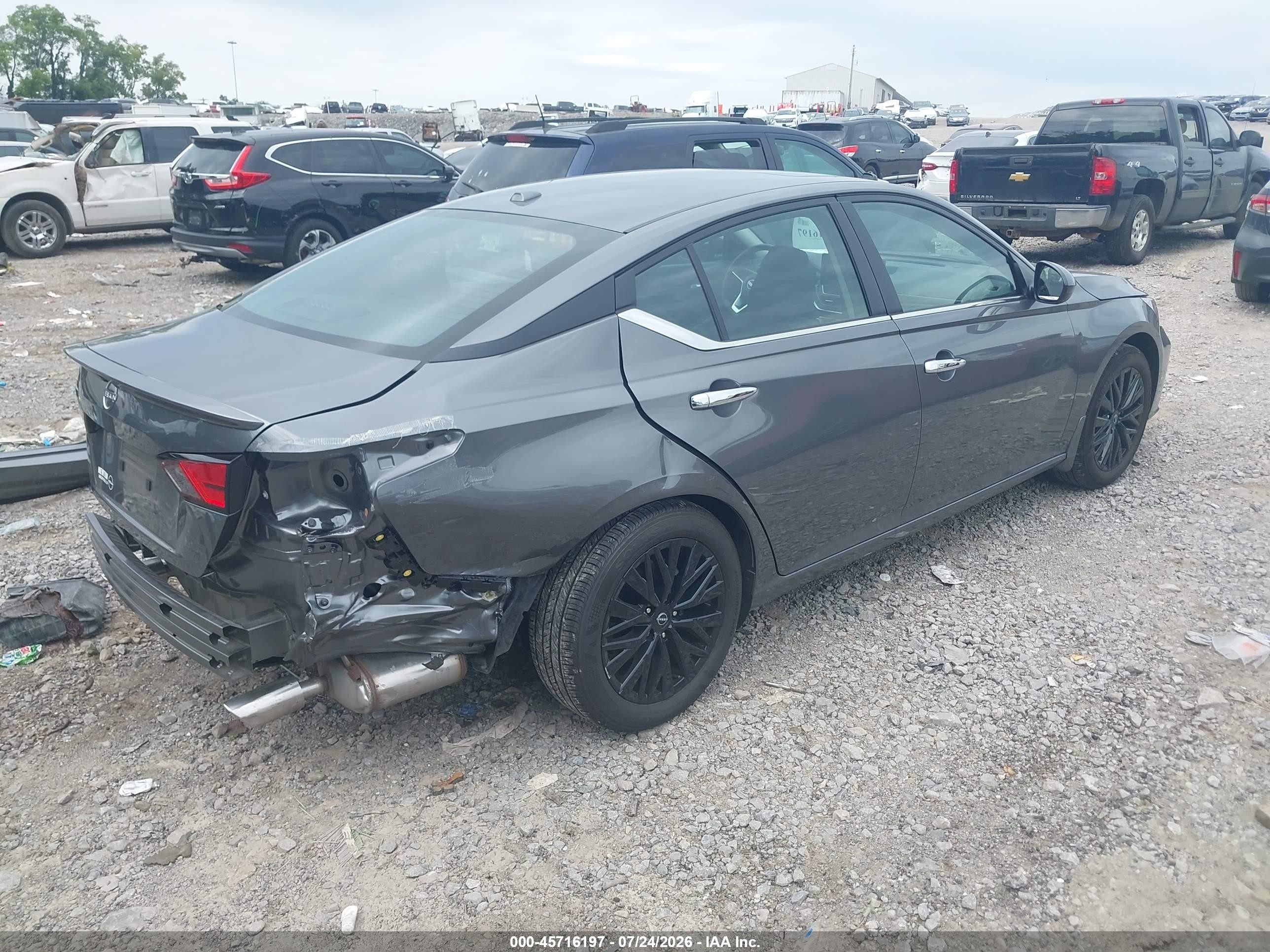 2025 Nissan Altima Sv Fwd Gray vin: 1N4BL4DV6SN417776