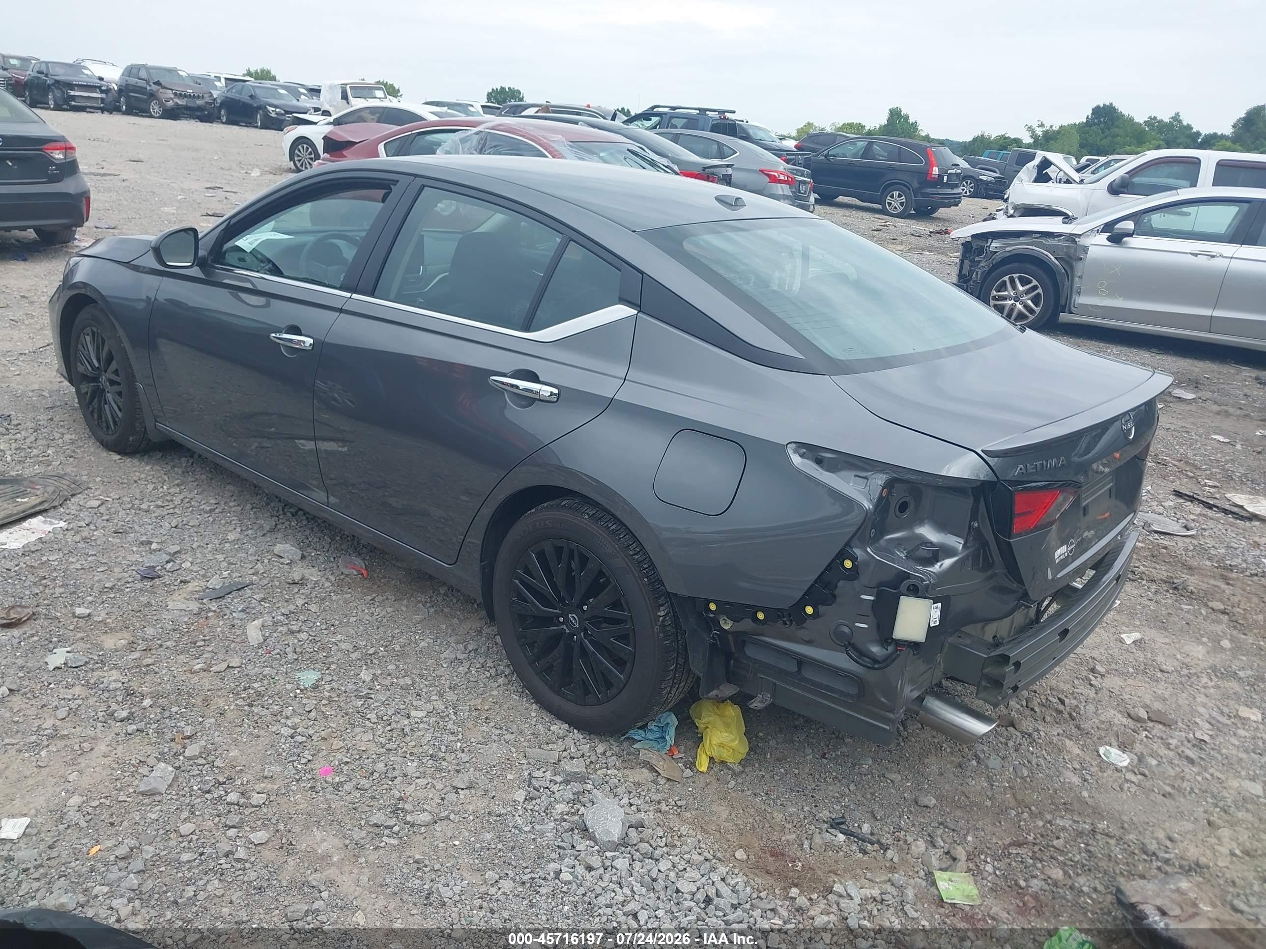 2025 Nissan Altima Sv Fwd Gray vin: 1N4BL4DV6SN417776
