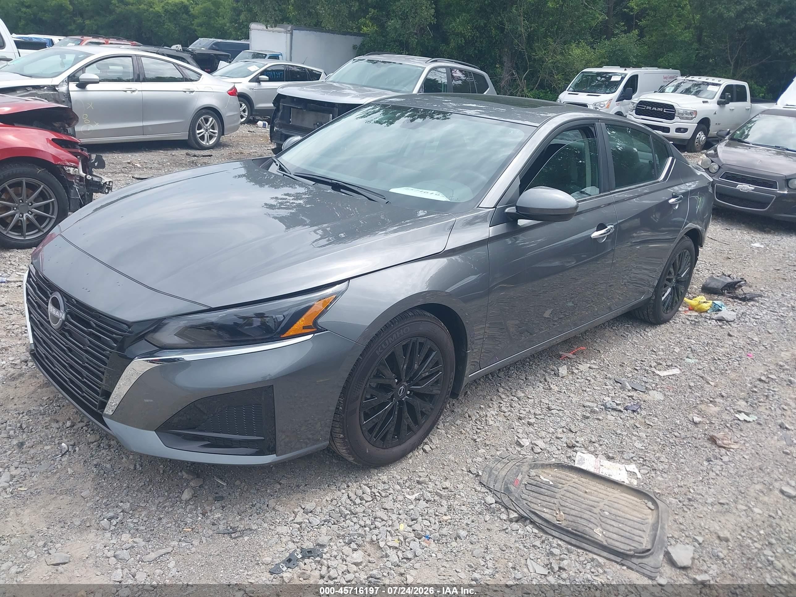 2025 Nissan Altima Sv Fwd Gray vin: 1N4BL4DV6SN417776