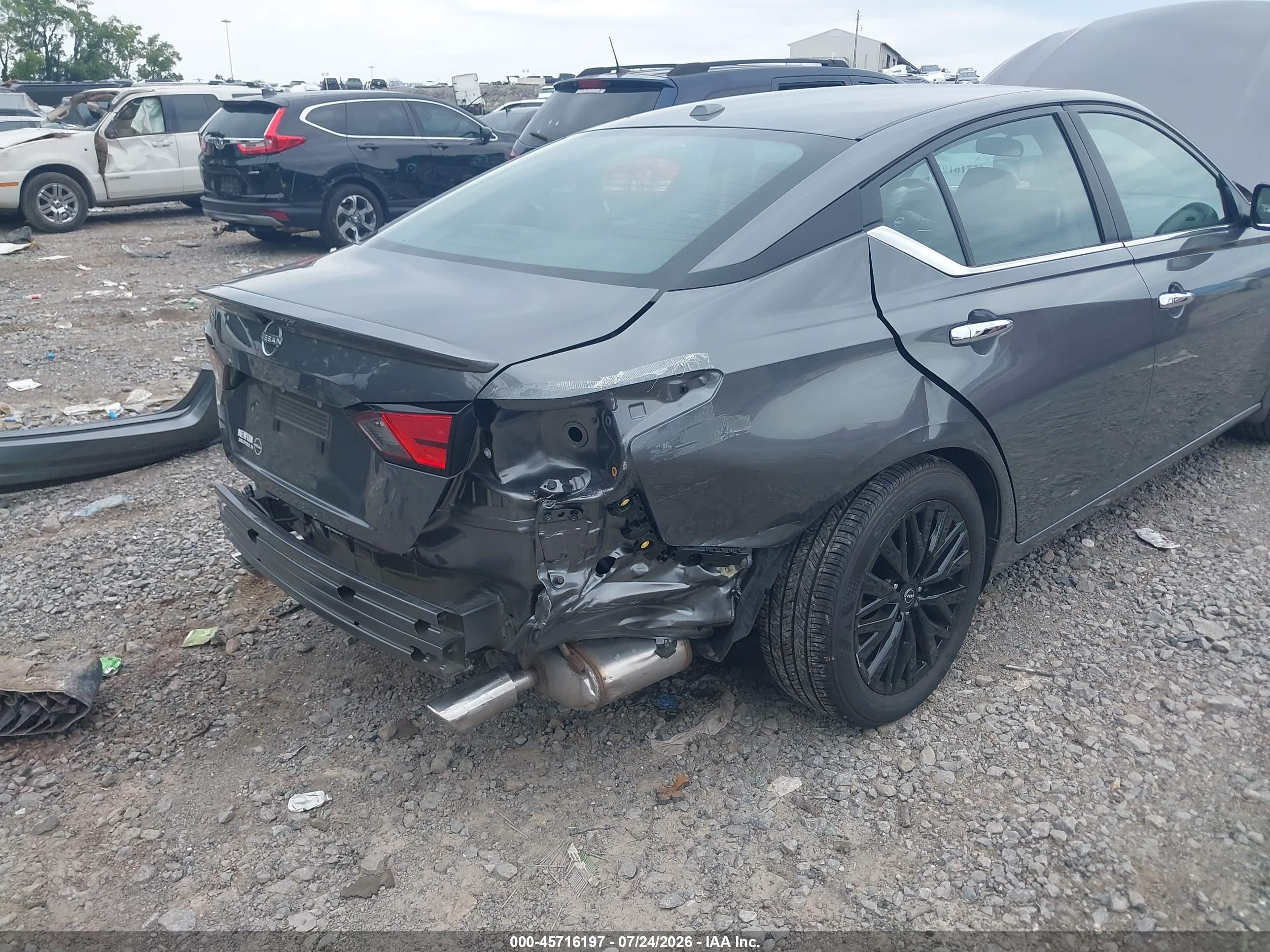 2025 Nissan Altima Sv Fwd Gray vin: 1N4BL4DV6SN417776