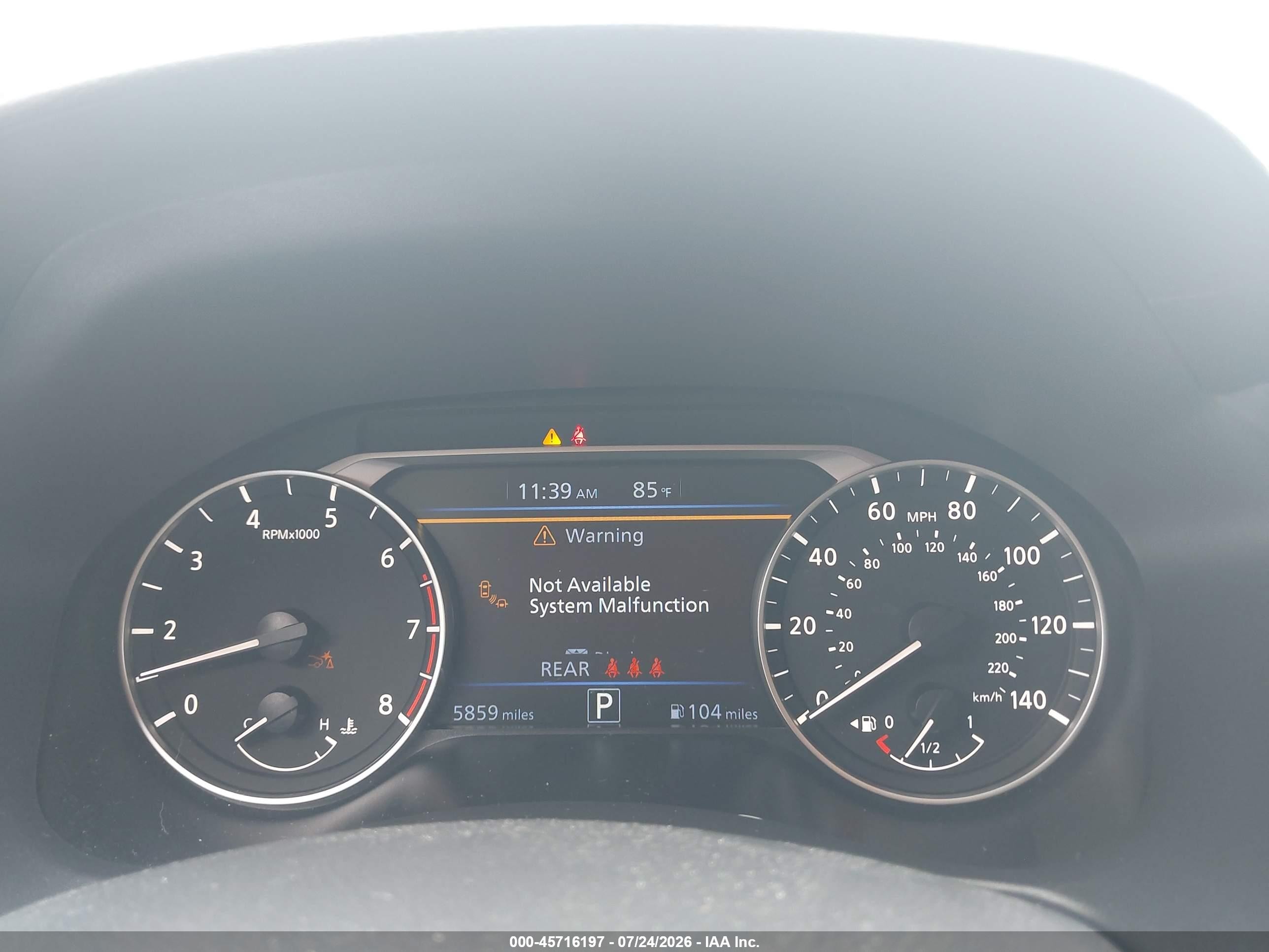 2025 Nissan Altima Sv Fwd Gray vin: 1N4BL4DV6SN417776