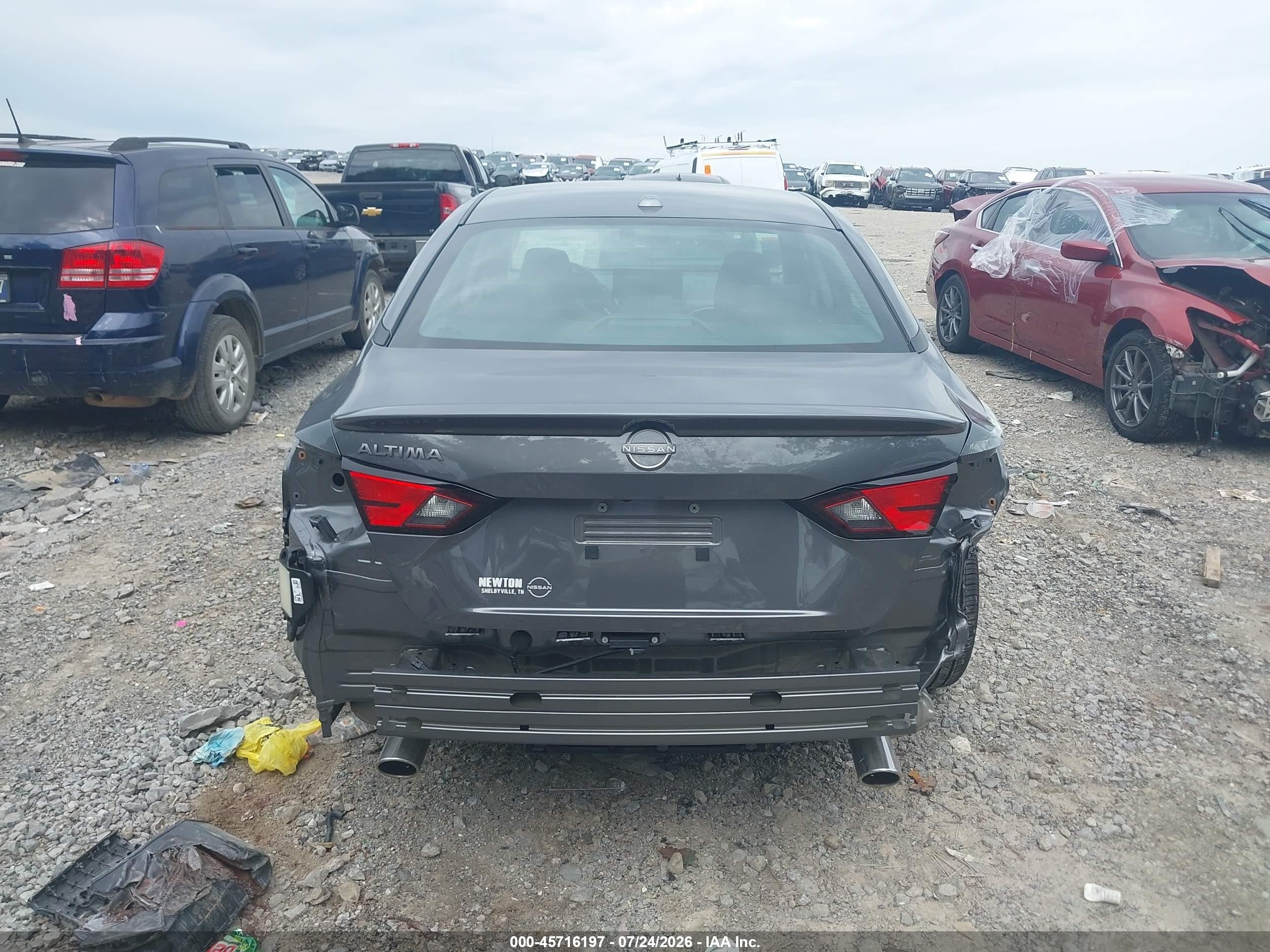 2025 Nissan Altima Sv Fwd Gray vin: 1N4BL4DV6SN417776