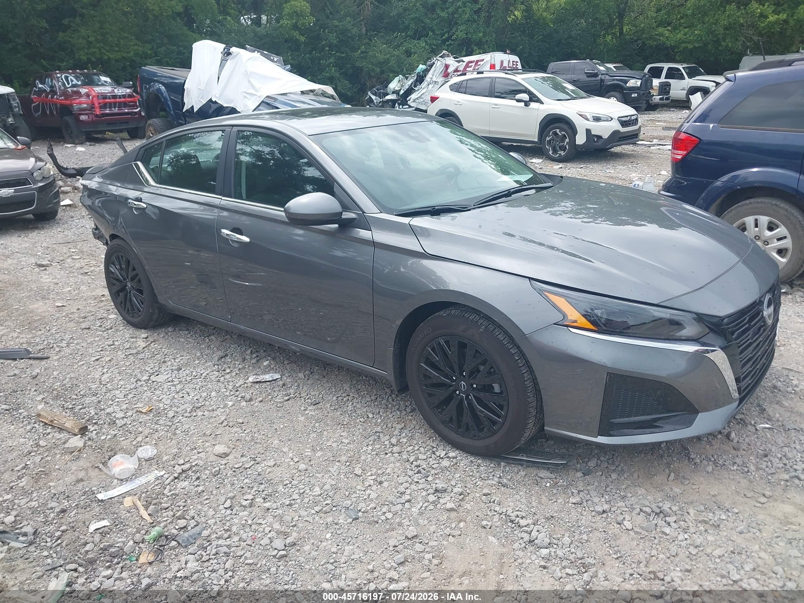 2025 Nissan Altima Sv Fwd Gray vin: 1N4BL4DV6SN417776