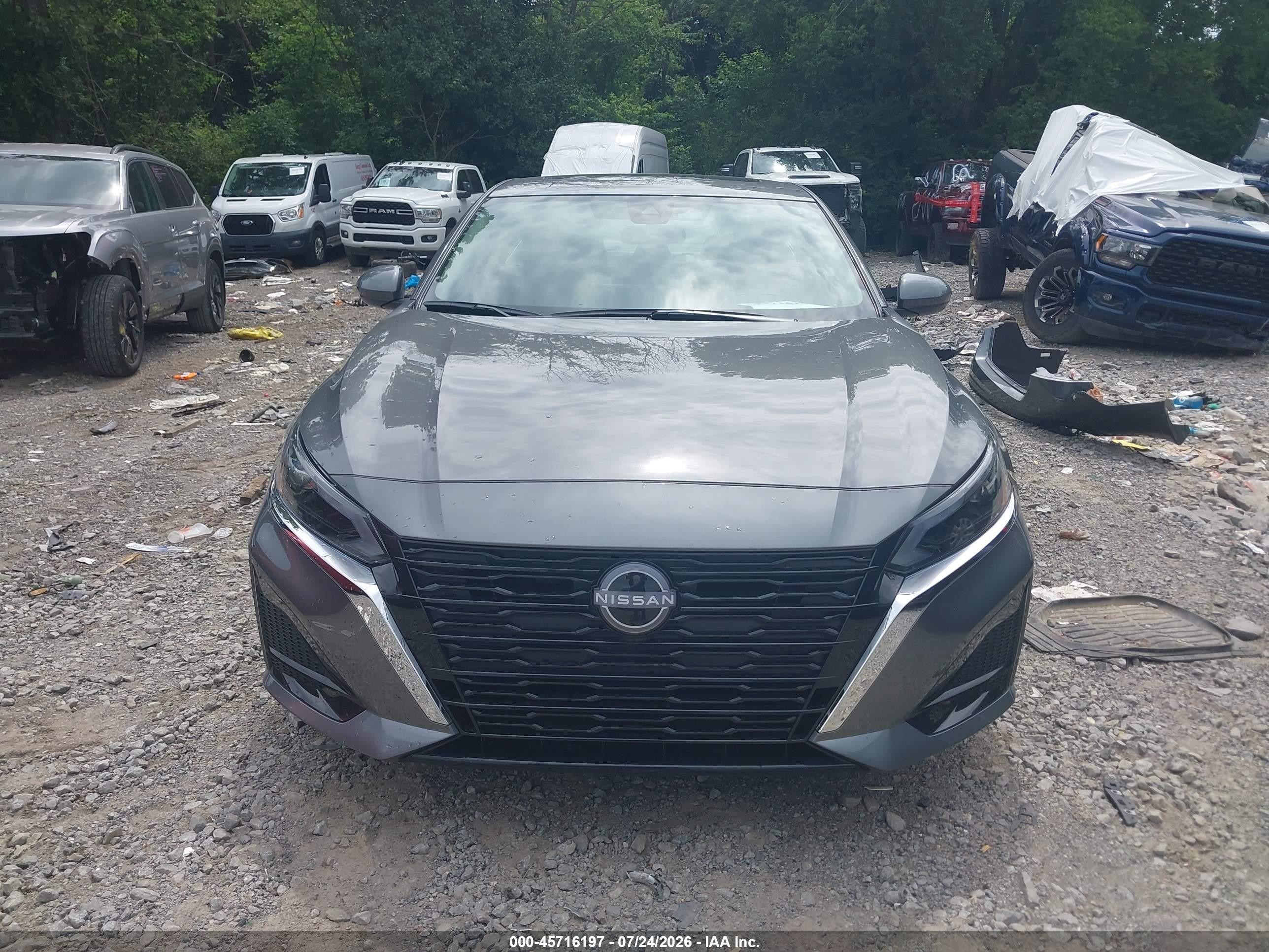 2025 Nissan Altima Sv Fwd Gray vin: 1N4BL4DV6SN417776