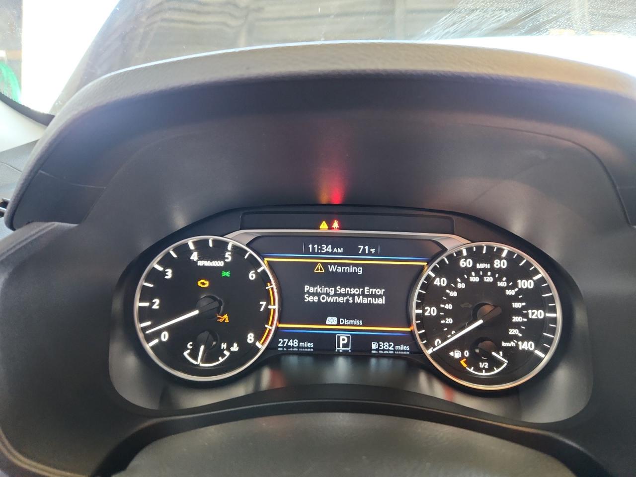 2026 Nissan Altima Sv Серый vin: 1N4BL4DV6TN322846 Damage: Warning Light - Engine, On, Unacceptable