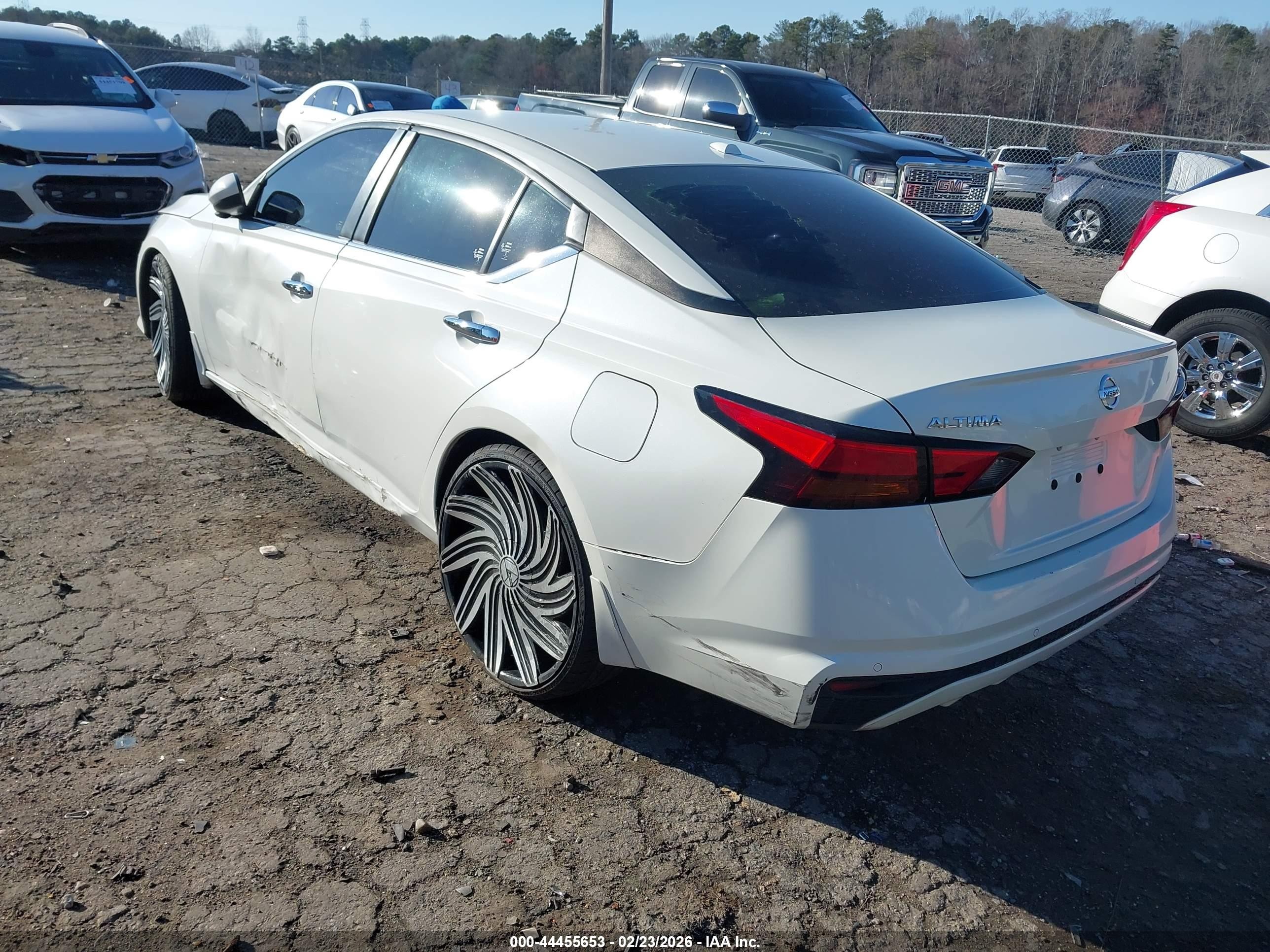 2021 Nissan Altima Sv Fwd White vin: 1N4BL4DV7MN302333