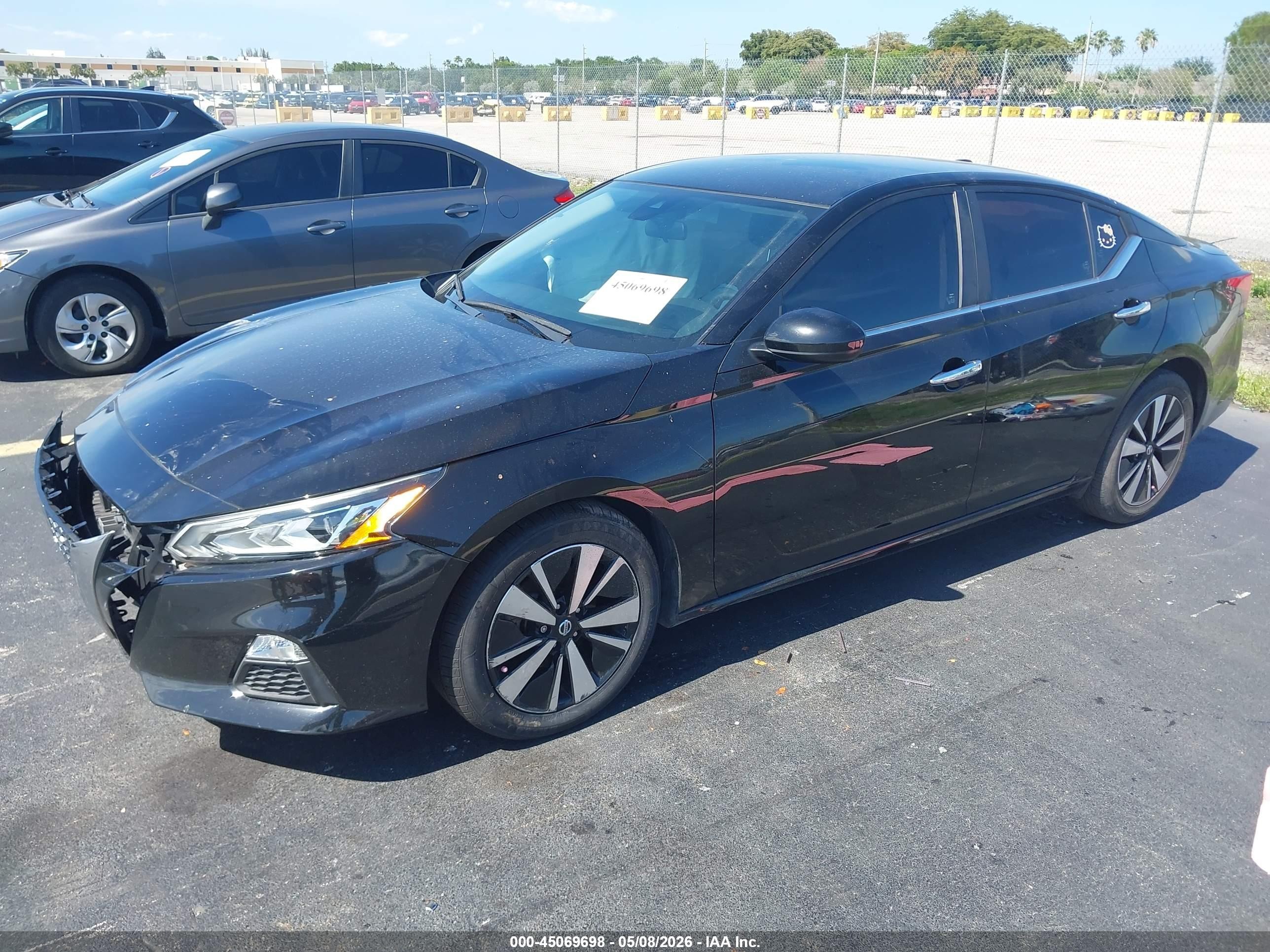 2021 Nissan Altima Sv Fwd Black vin: 1N4BL4DV7MN356666