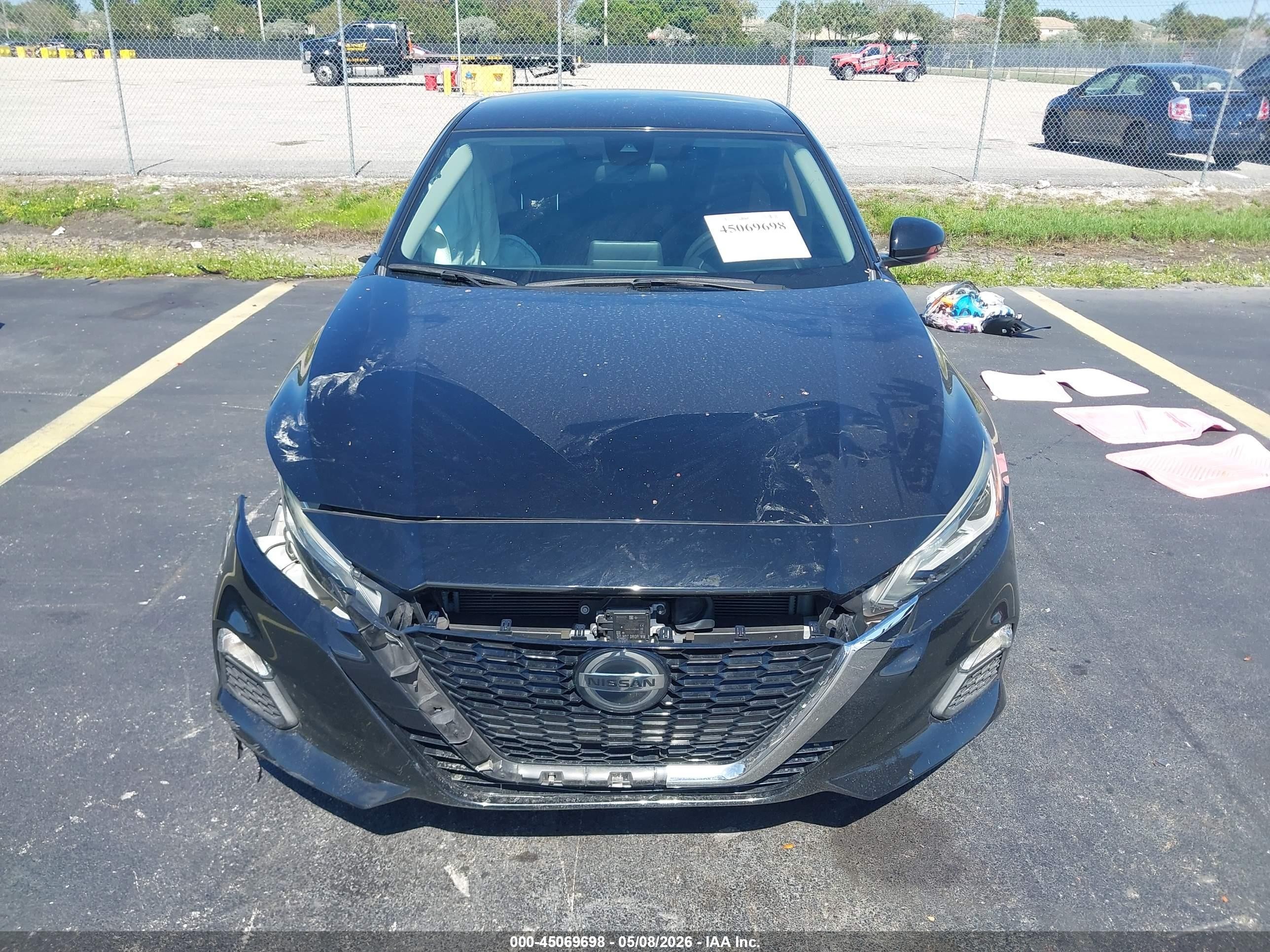 2021 Nissan Altima Sv Fwd Black vin: 1N4BL4DV7MN356666