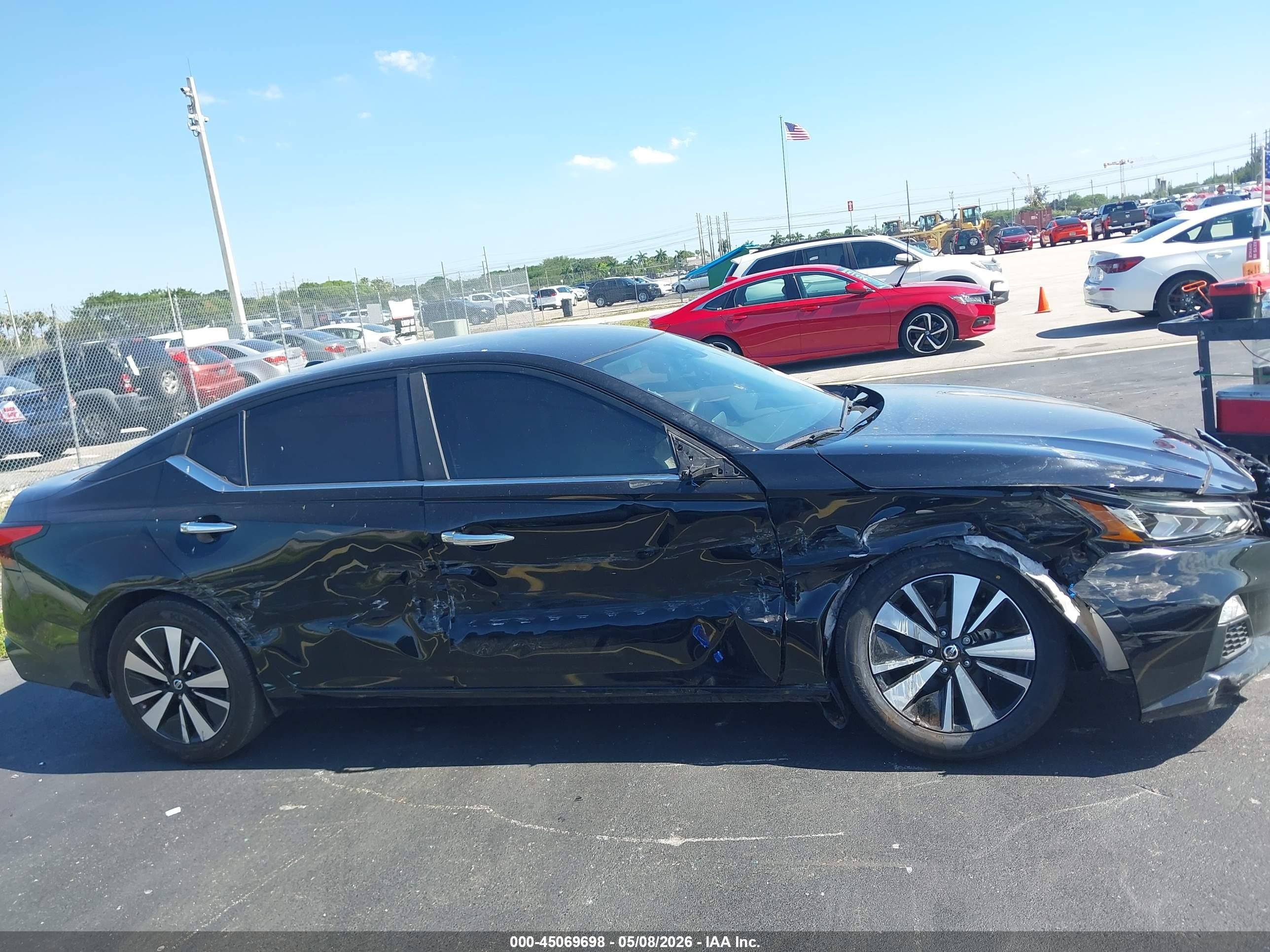2021 Nissan Altima Sv Fwd Black vin: 1N4BL4DV7MN356666