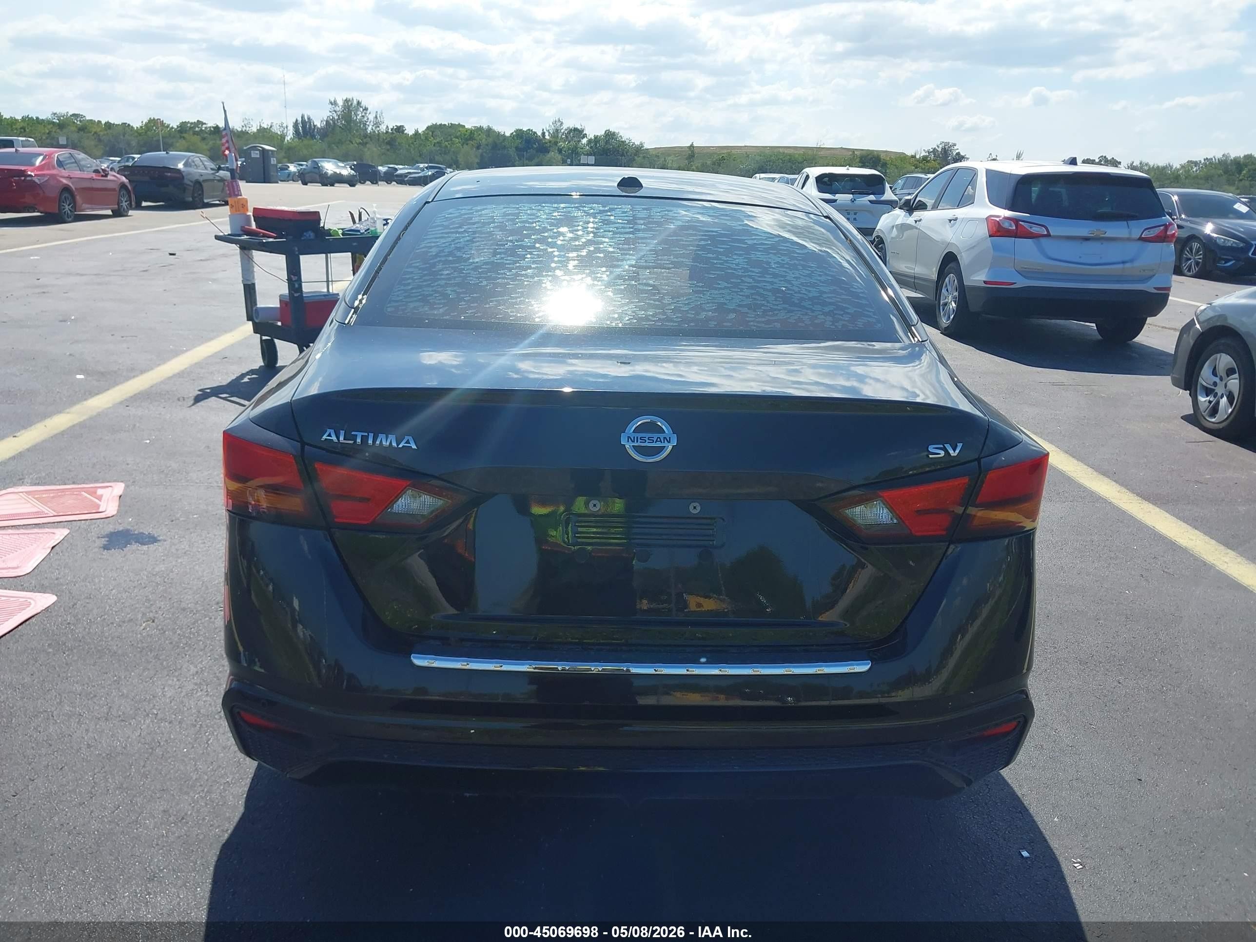 2021 Nissan Altima Sv Fwd Black vin: 1N4BL4DV7MN356666