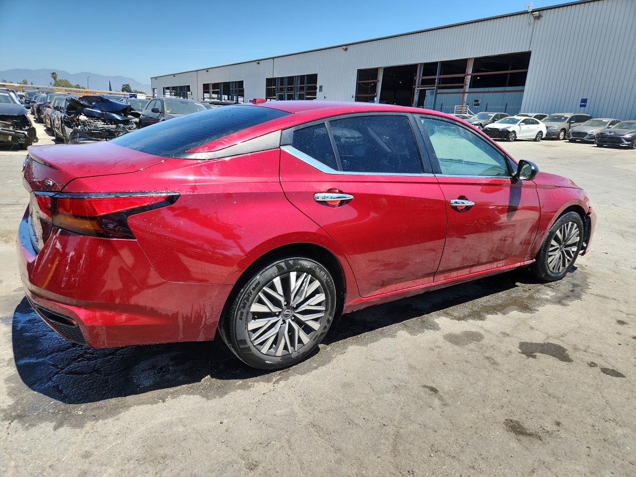 2024 Nissan Altima Sv Red vin: 1N4BL4DV7RN398505 Damage: Right Rocker Panel, Severe Damage, Replacement Required