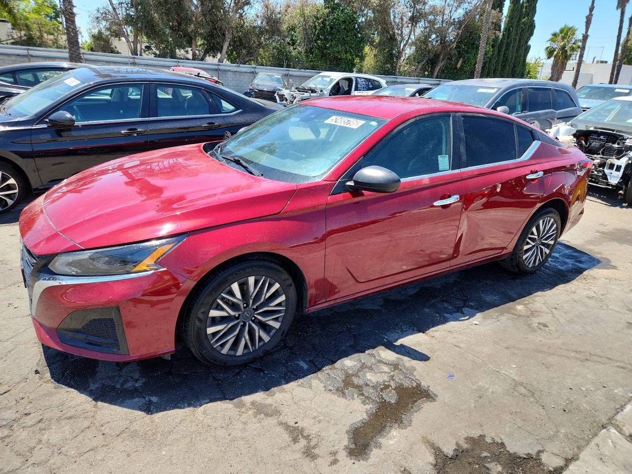 2024 Nissan Altima Sv Red vin: 1N4BL4DV7RN398505 Damage: Left Front Fender, Misaligned, Repair Required
