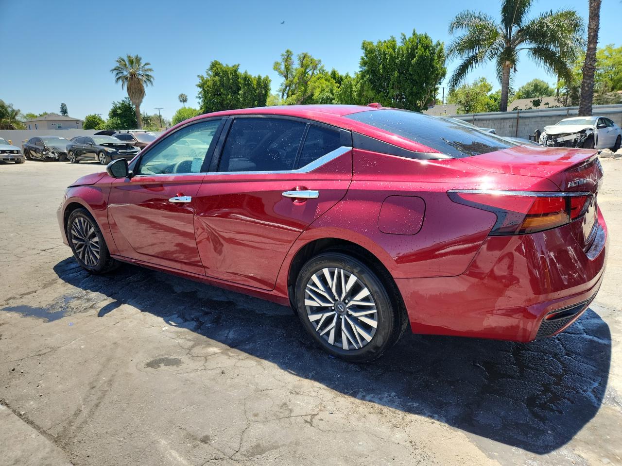 2024 Nissan Altima Sv Red vin: 1N4BL4DV7RN398505 Damage: Left Front Tire, Worn, Replacement Required