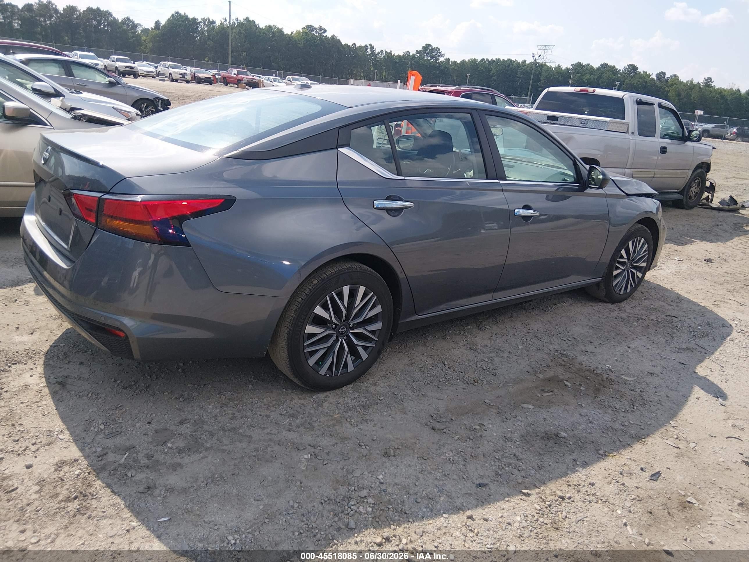 2025 Nissan Altima Sv Fwd Gray vin: 1N4BL4DV7SN341341