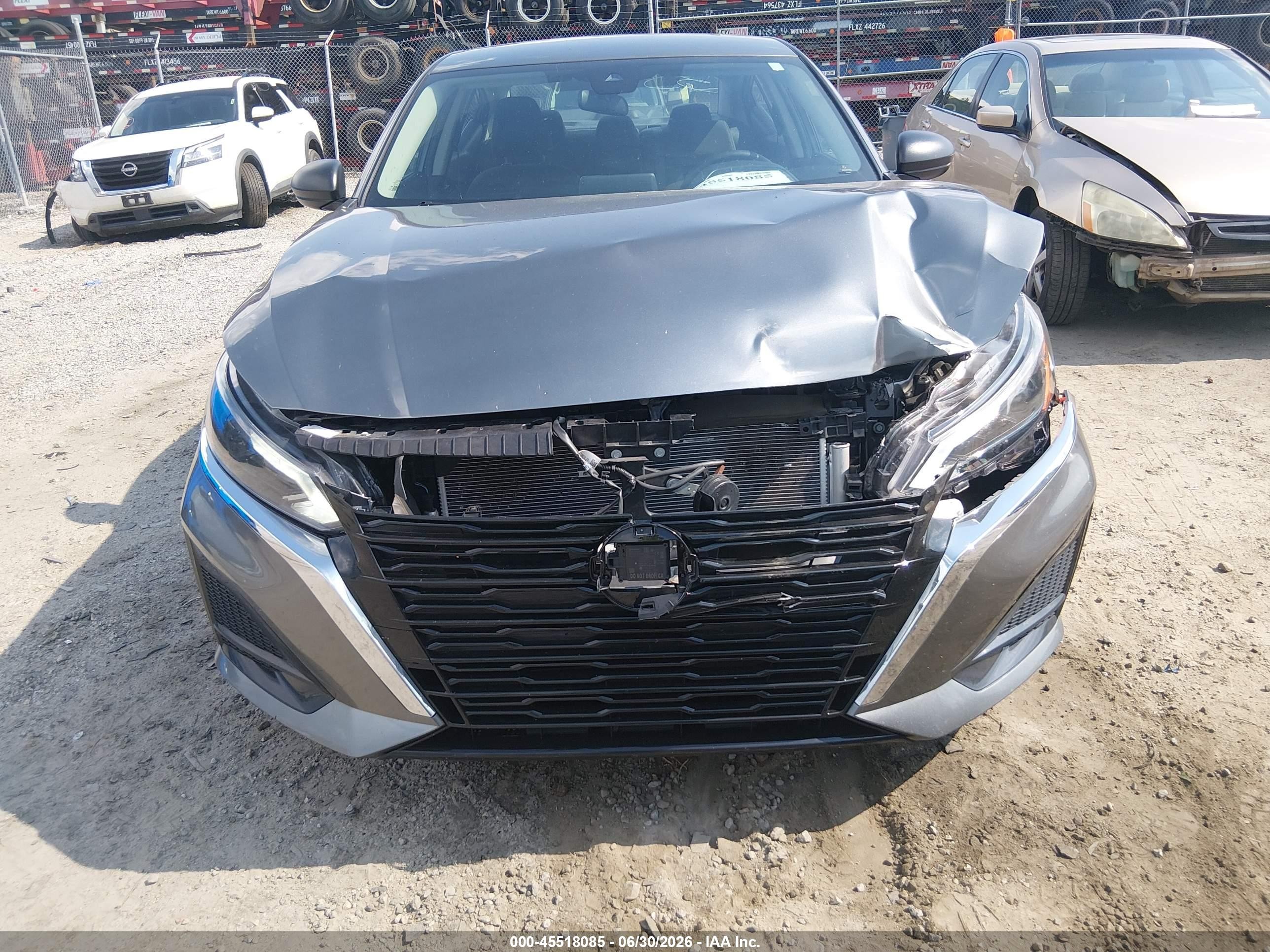 2025 Nissan Altima Sv Fwd Gray vin: 1N4BL4DV7SN341341