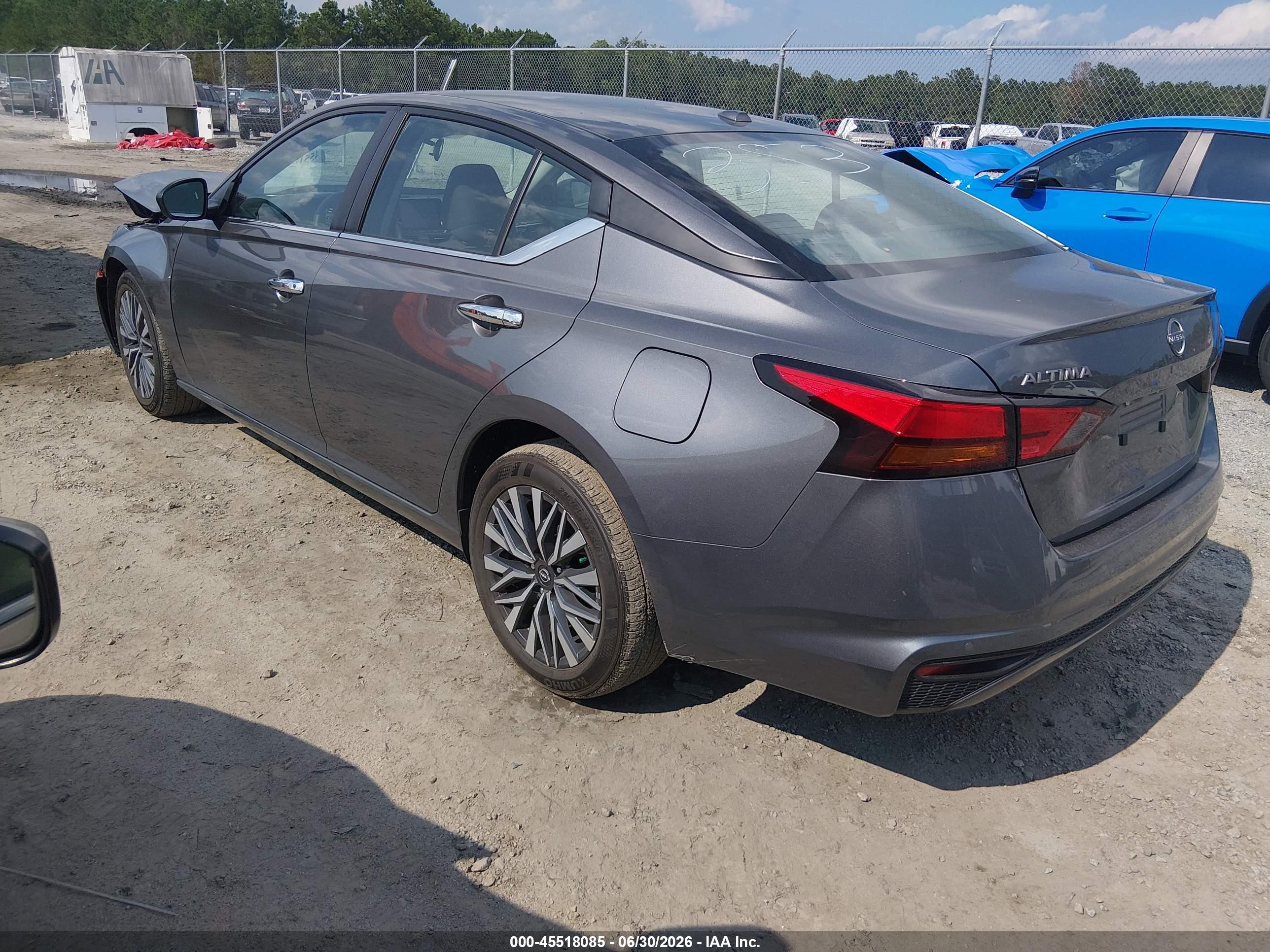 2025 Nissan Altima Sv Fwd Gray vin: 1N4BL4DV7SN341341