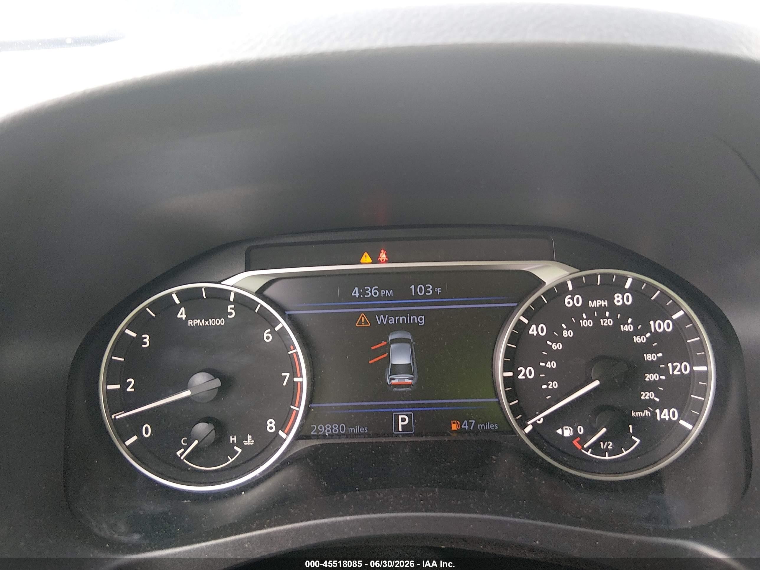 2025 Nissan Altima Sv Fwd Gray vin: 1N4BL4DV7SN341341