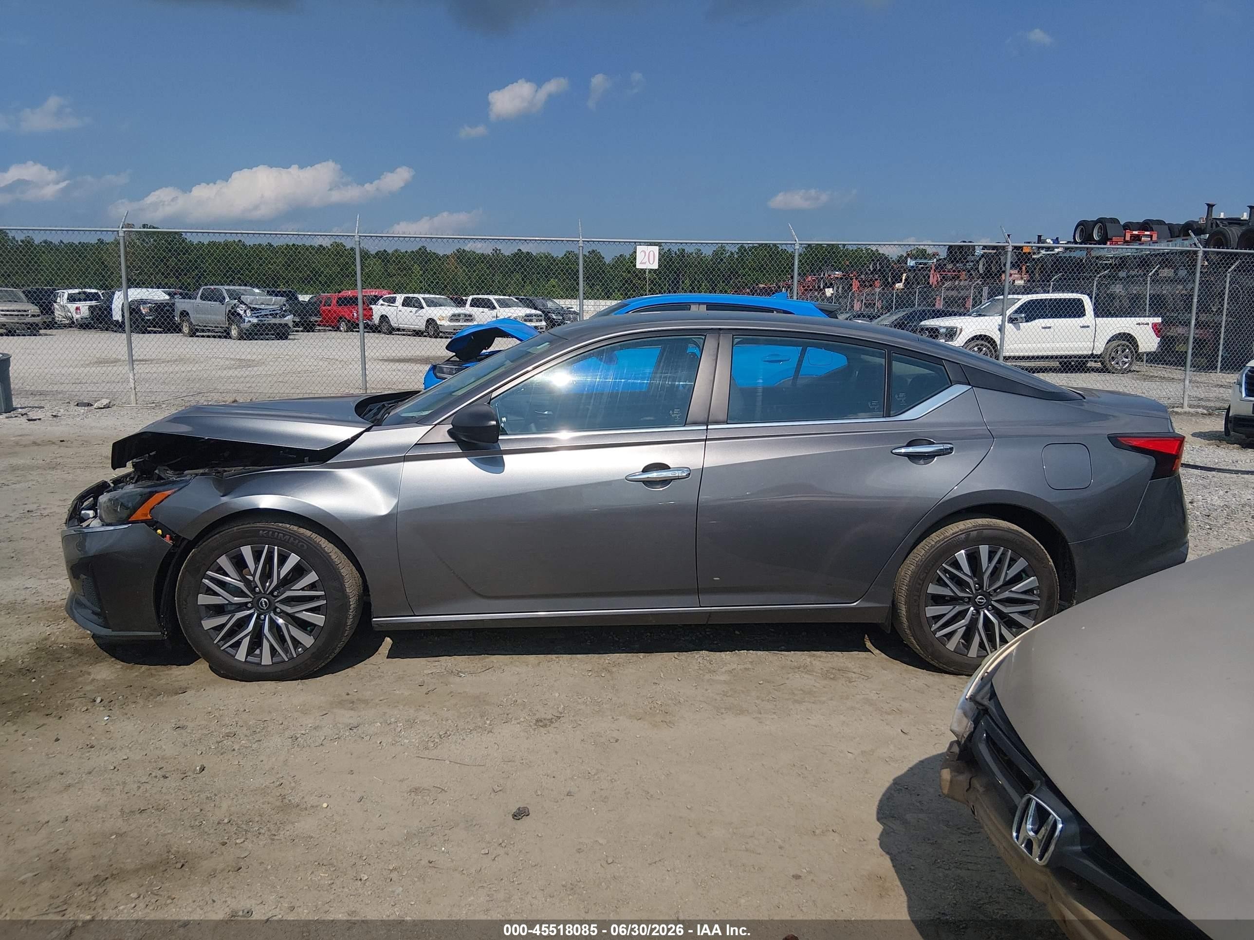 2025 Nissan Altima Sv Fwd Gray vin: 1N4BL4DV7SN341341
