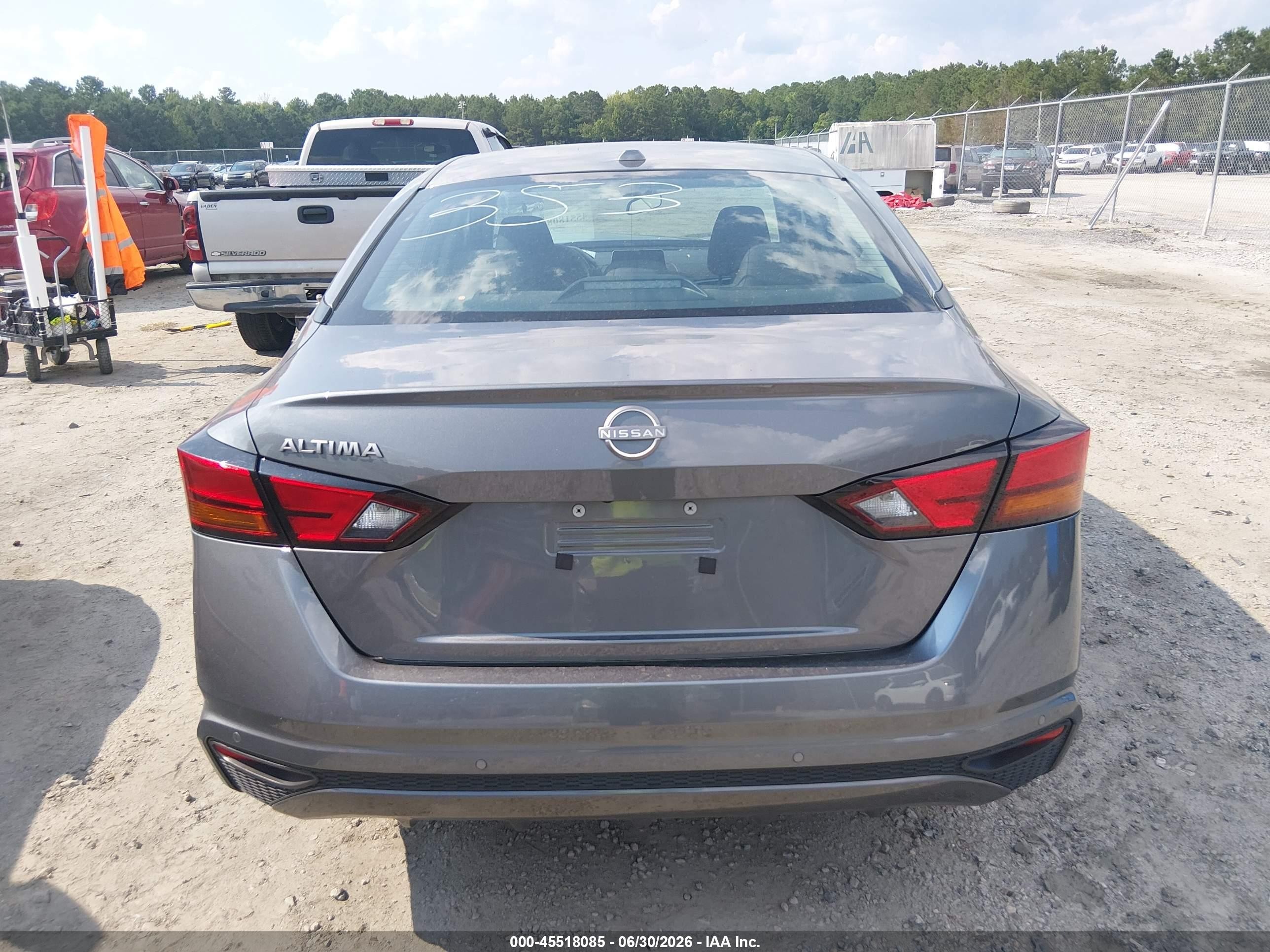 2025 Nissan Altima Sv Fwd Gray vin: 1N4BL4DV7SN341341