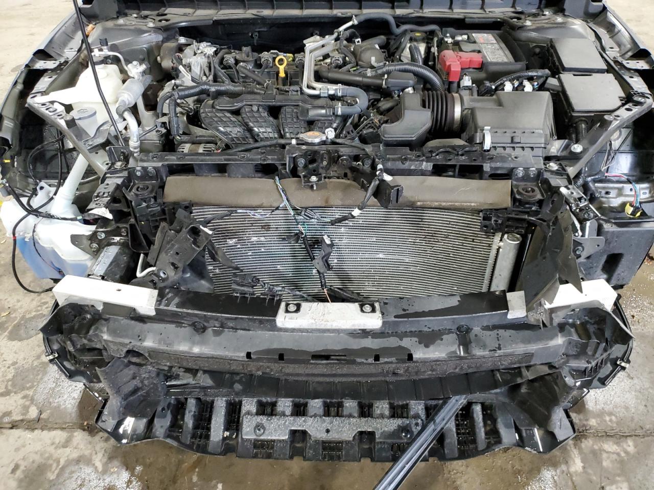 2025 Nissan Altima Sv Серый vin: 1N4BL4DV7SN389504 Damage: A/C Condensor, Broken, Replacement Required