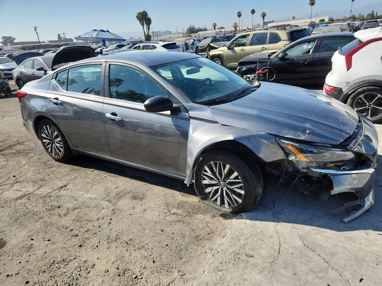 2025 Nissan Altima Sv Gray vin: 1N4BL4DV8SN382786 Damage: Right Front Fender, Broken, Replacement Required