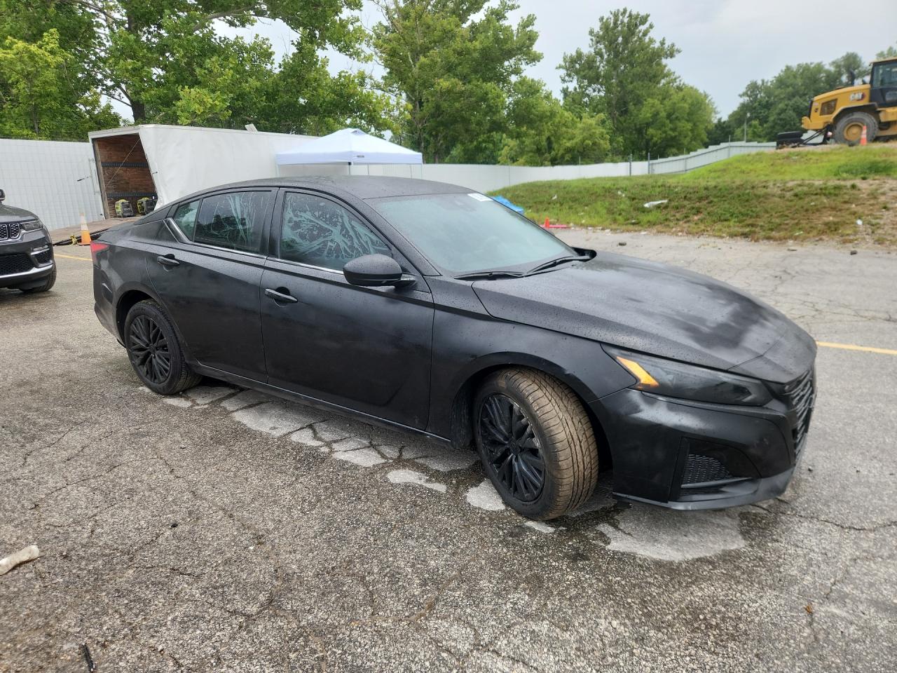 2025 Nissan Altima Sv Gray vin: 1N4BL4DV8SN404091 Damage: Roof, Previous Repair, Substandard Repair