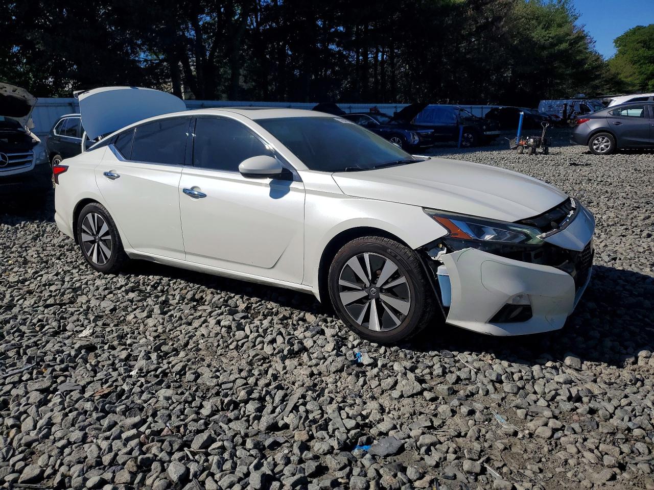 2019 Nissan Altima Sv White vin: 1N4BL4DV9KC169423