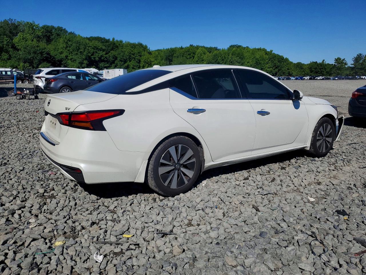 2019 Nissan Altima Sv White vin: 1N4BL4DV9KC169423