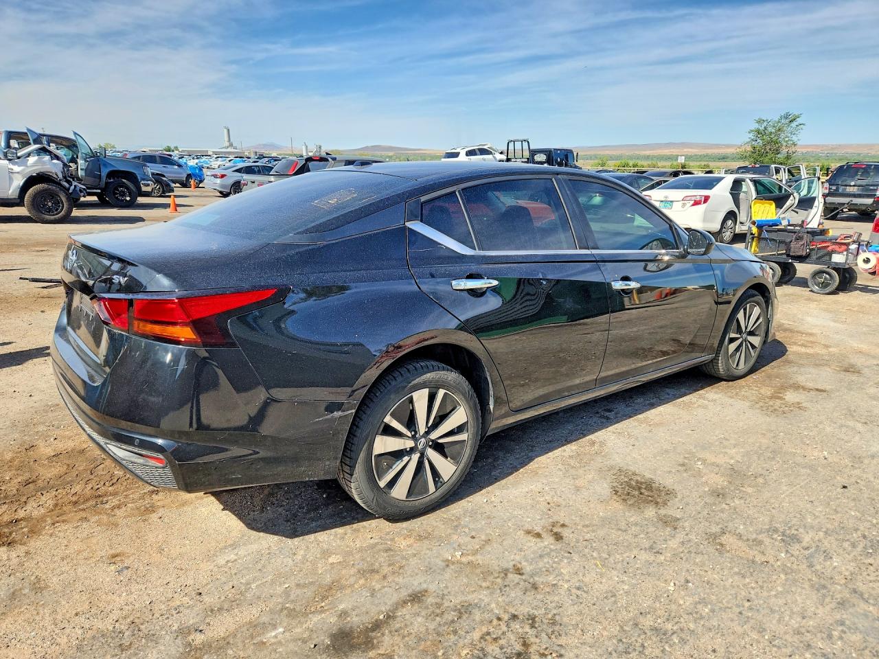 2021 Nissan Altima Sv Черный vin: 1N4BL4DV9MN403051