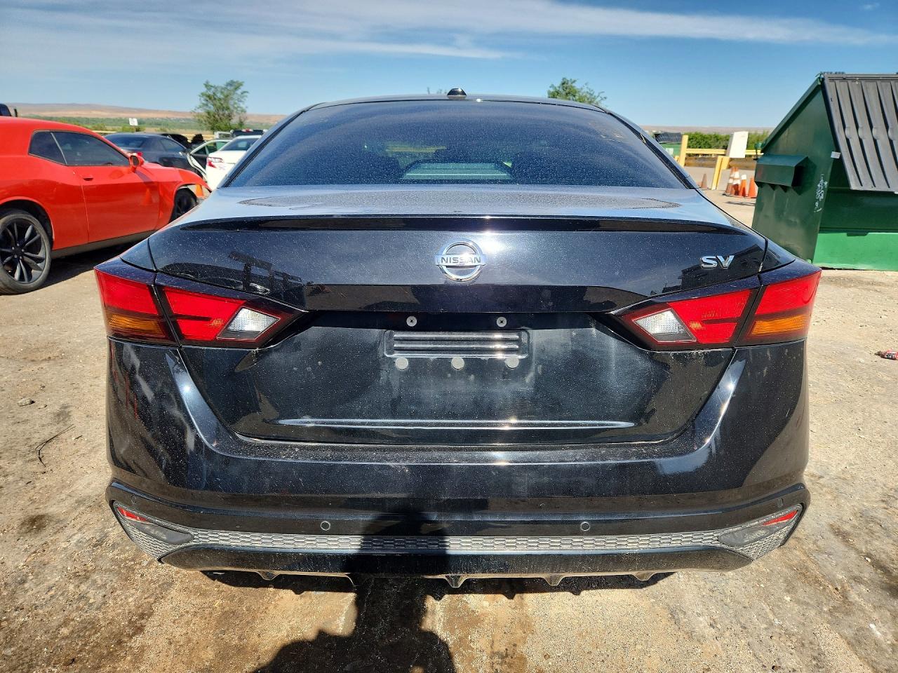 2021 Nissan Altima Sv Черный vin: 1N4BL4DV9MN403051