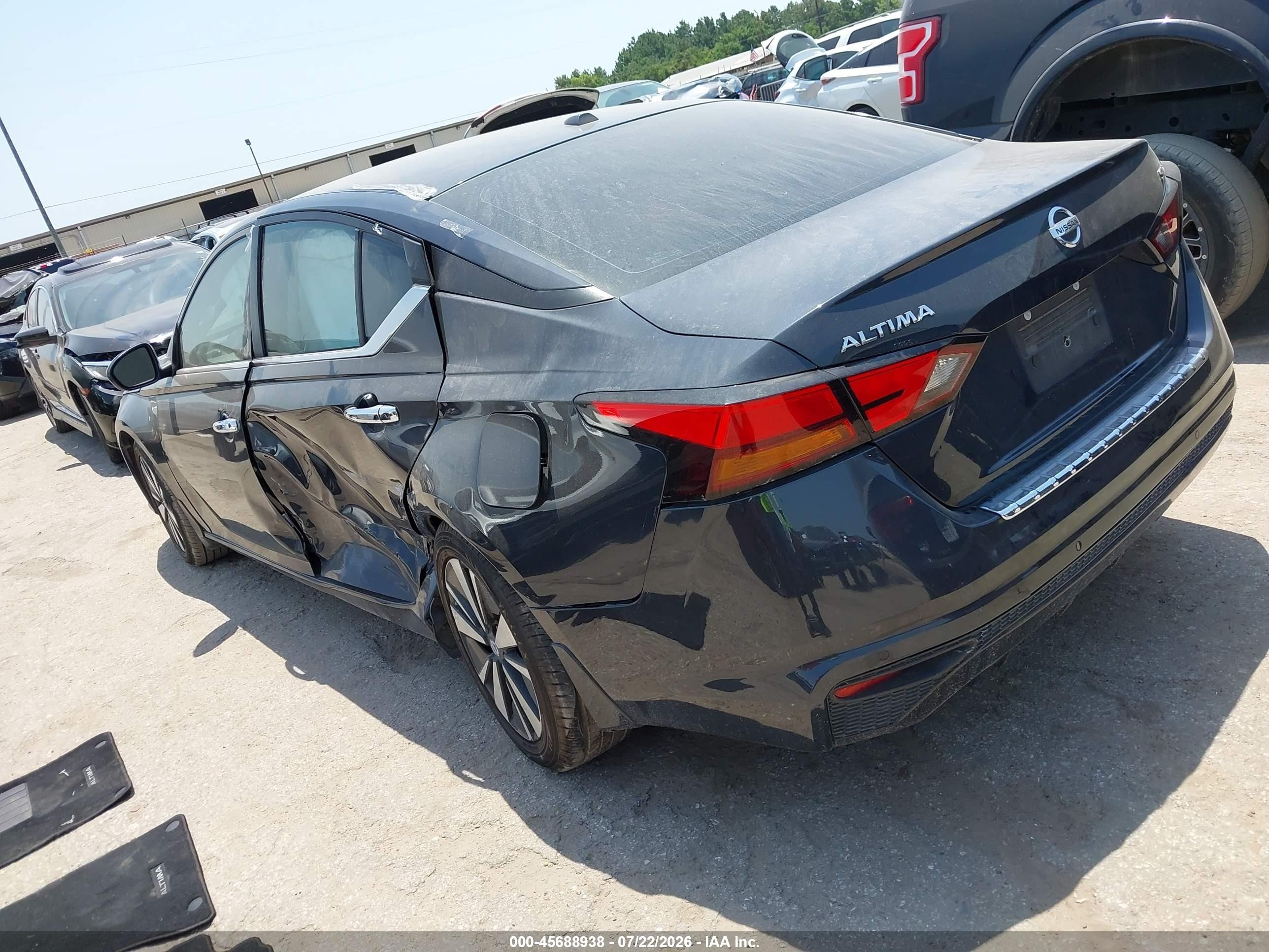 2021 Nissan Altima Sv Fwd Black vin: 1N4BL4DV9MN409786