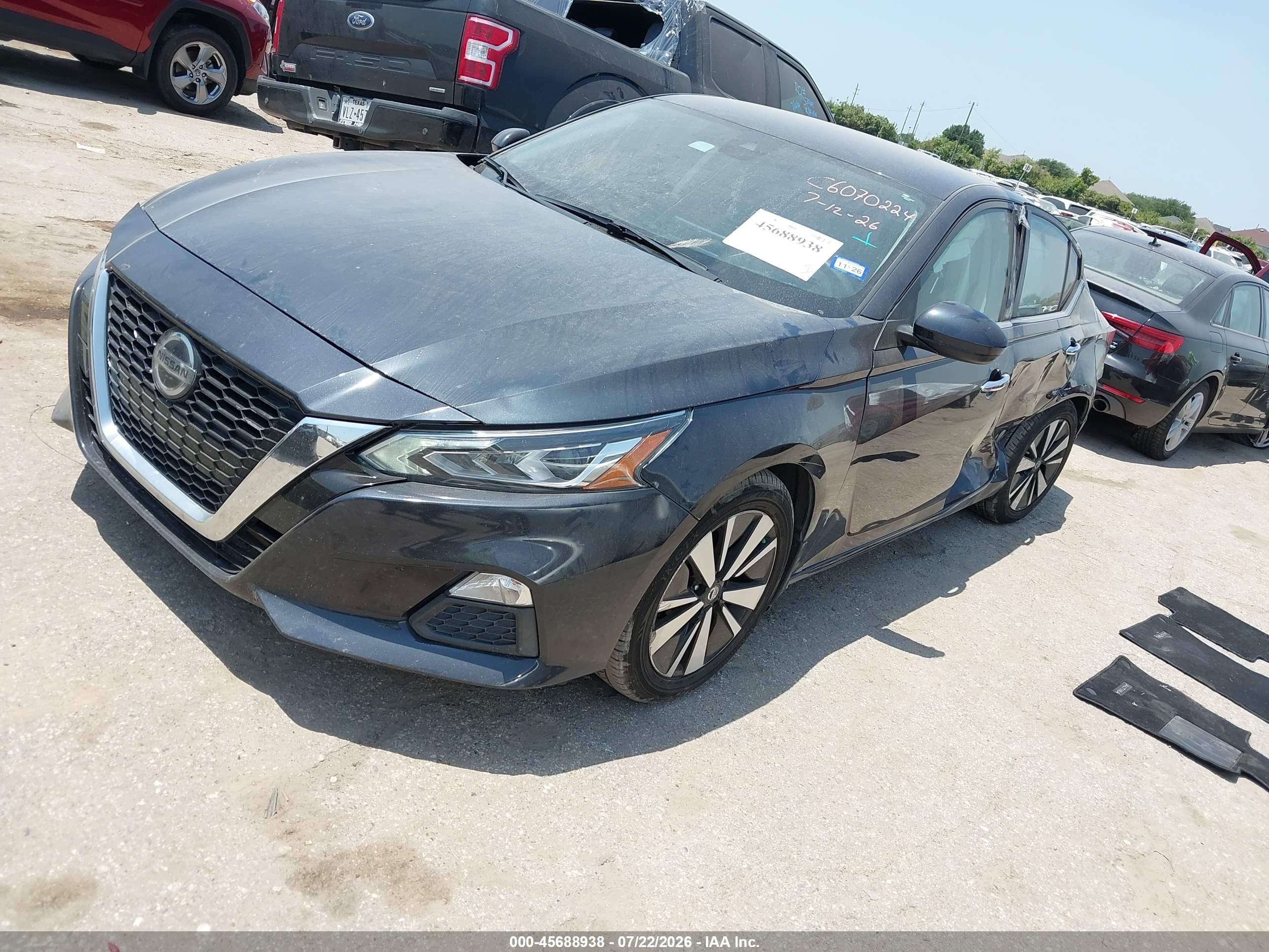 2021 Nissan Altima Sv Fwd Black vin: 1N4BL4DV9MN409786