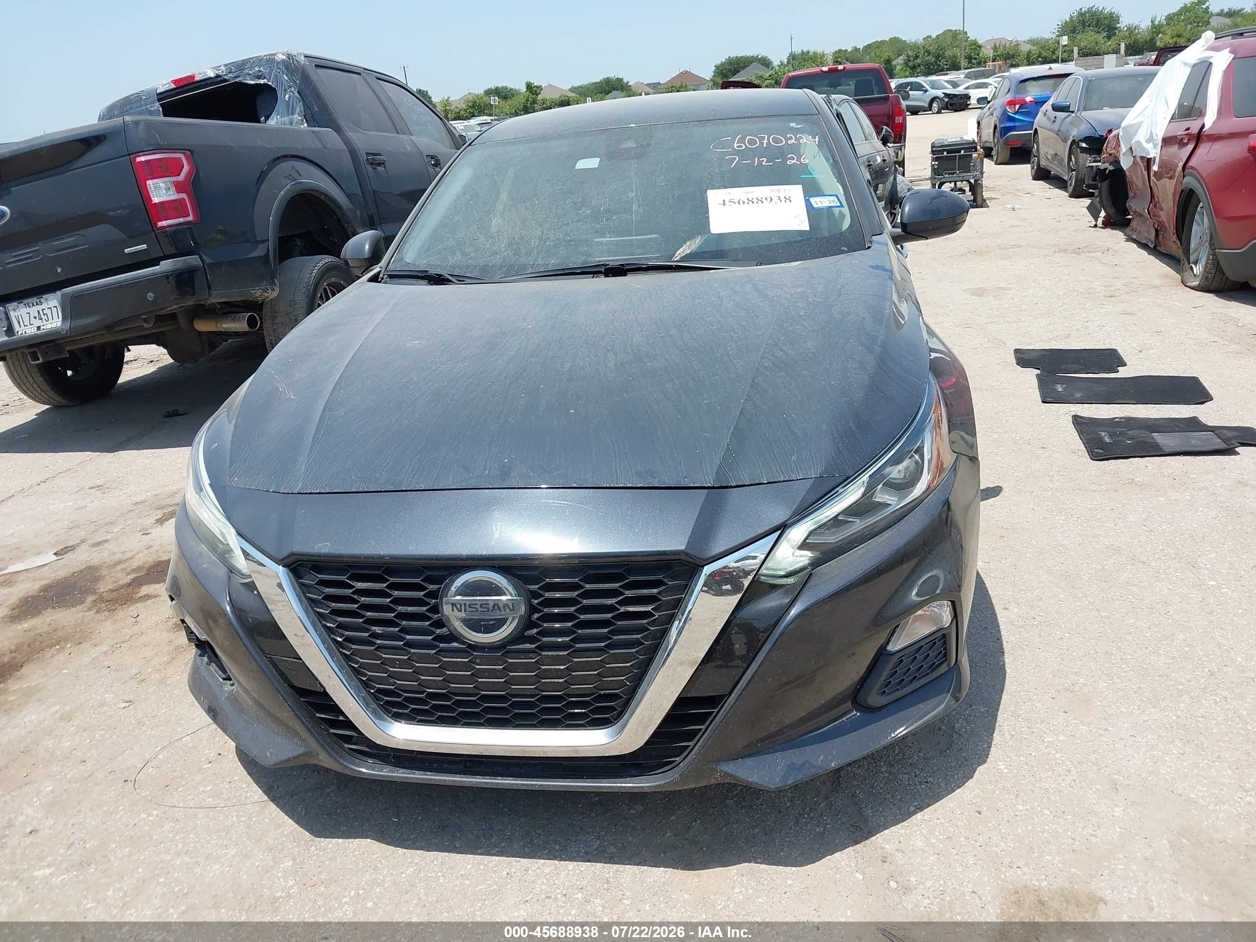 2021 Nissan Altima Sv Fwd Black vin: 1N4BL4DV9MN409786
