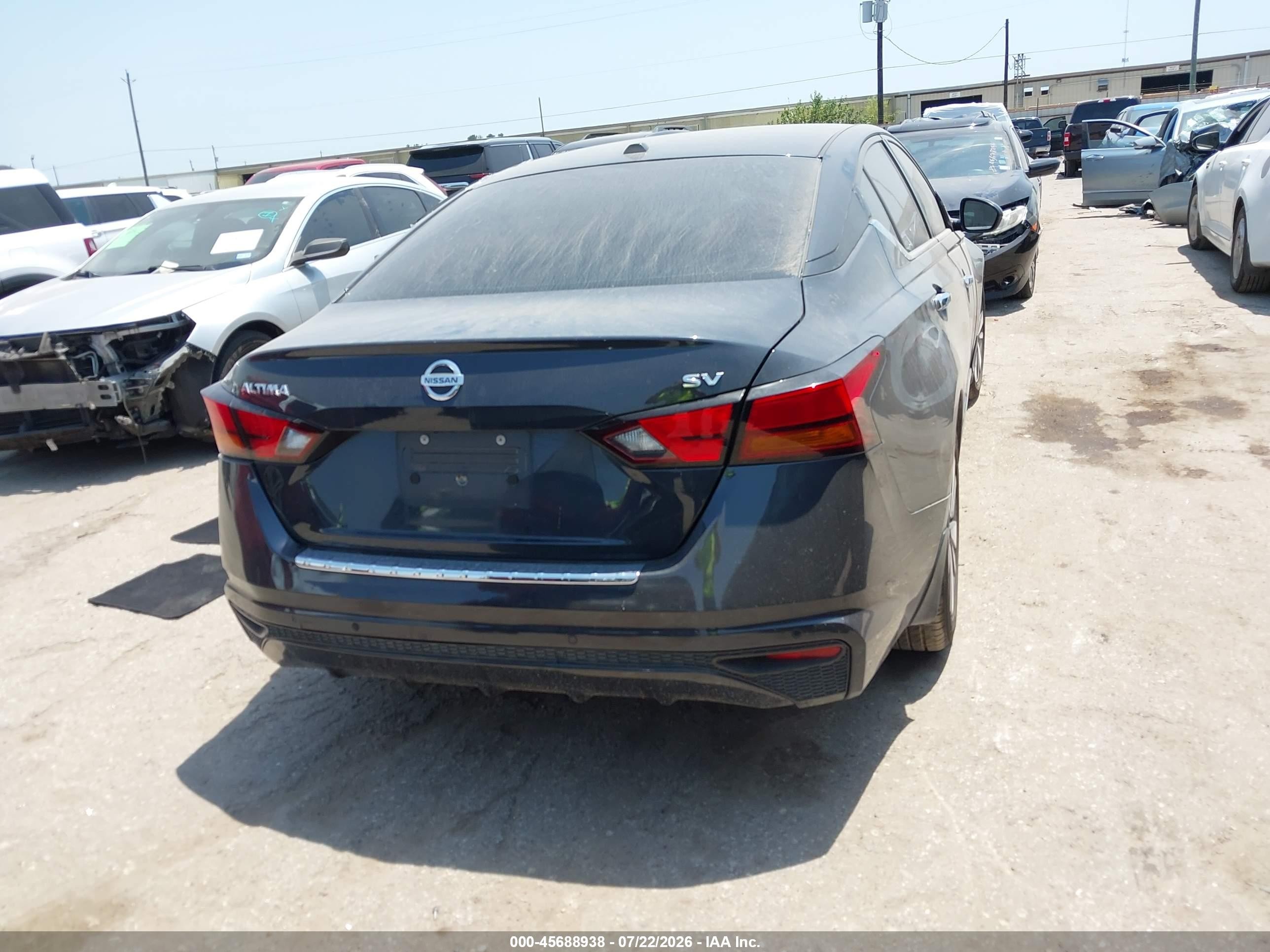 2021 Nissan Altima Sv Fwd Black vin: 1N4BL4DV9MN409786