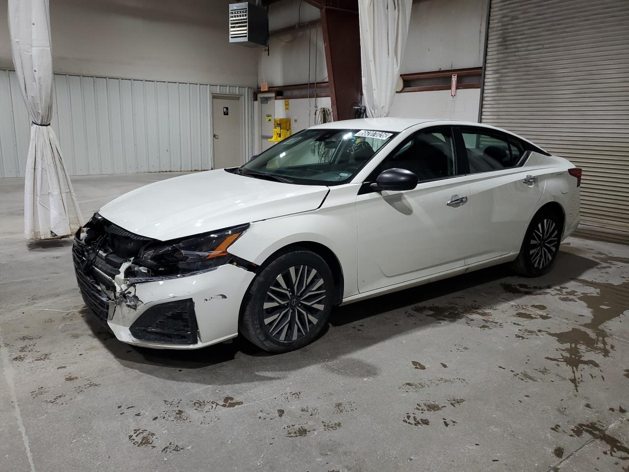 2025 Nissan Altima Sv White vin: 1N4BL4DV9SN304792 Damage: Left Head Lamp, Broken, Replacement Required