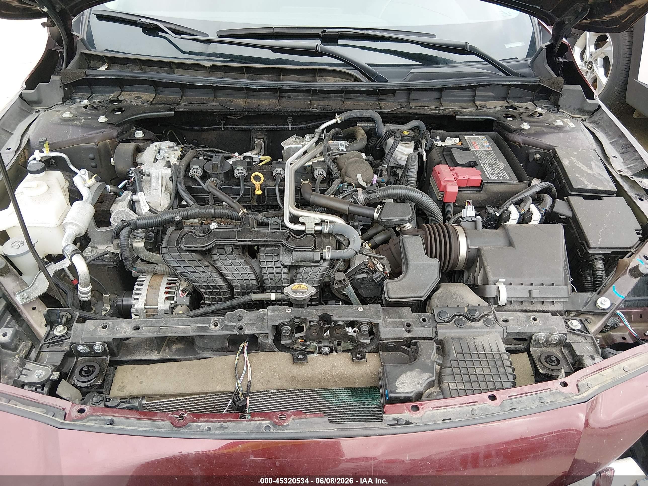 2025 Nissan Altima Sv Fwd Burgundy vin: 1N4BL4DV9SN342877