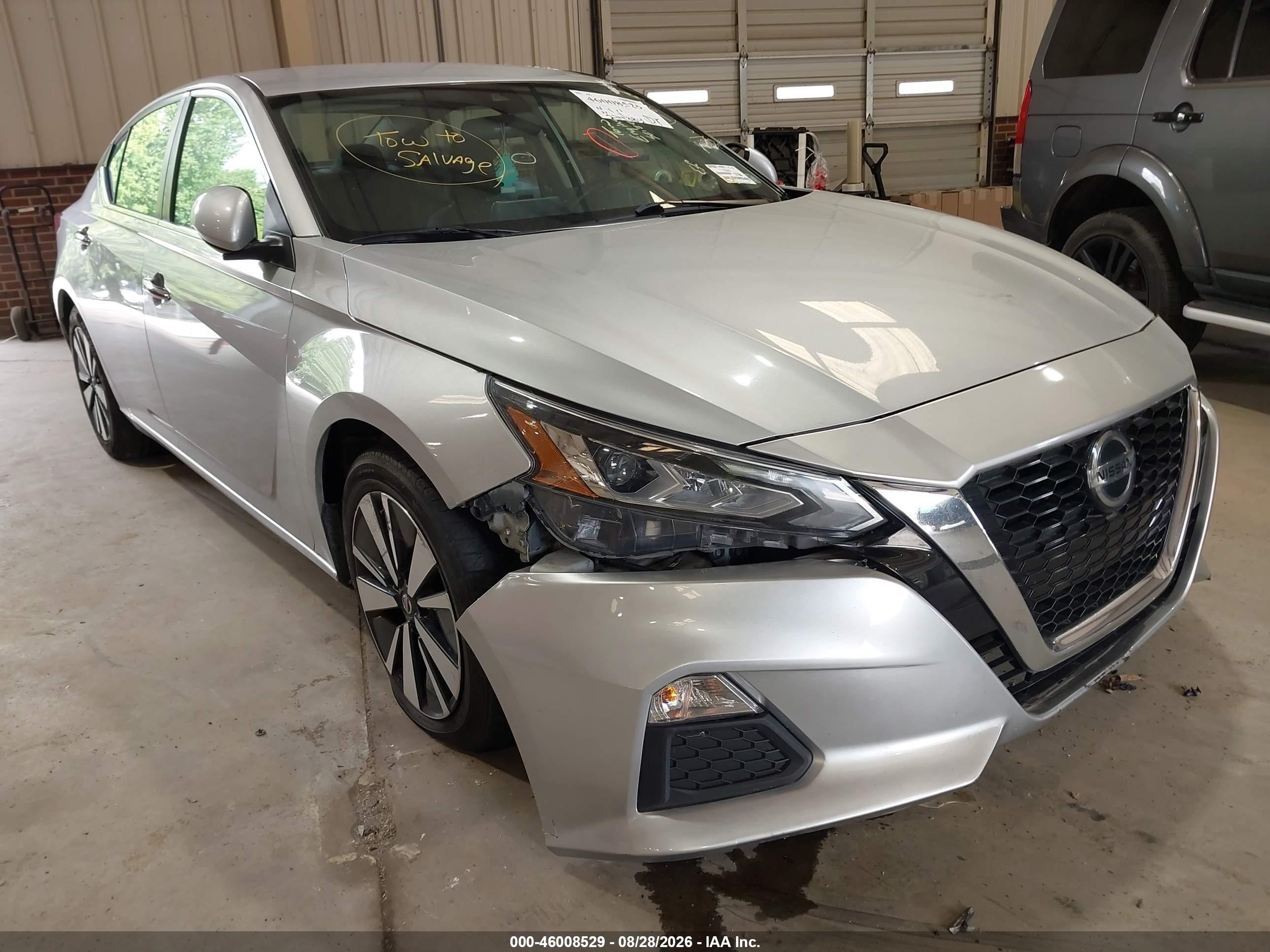 2021 Nissan Altima Sv Fwd Silver vin: 1N4BL4DVXMN364602